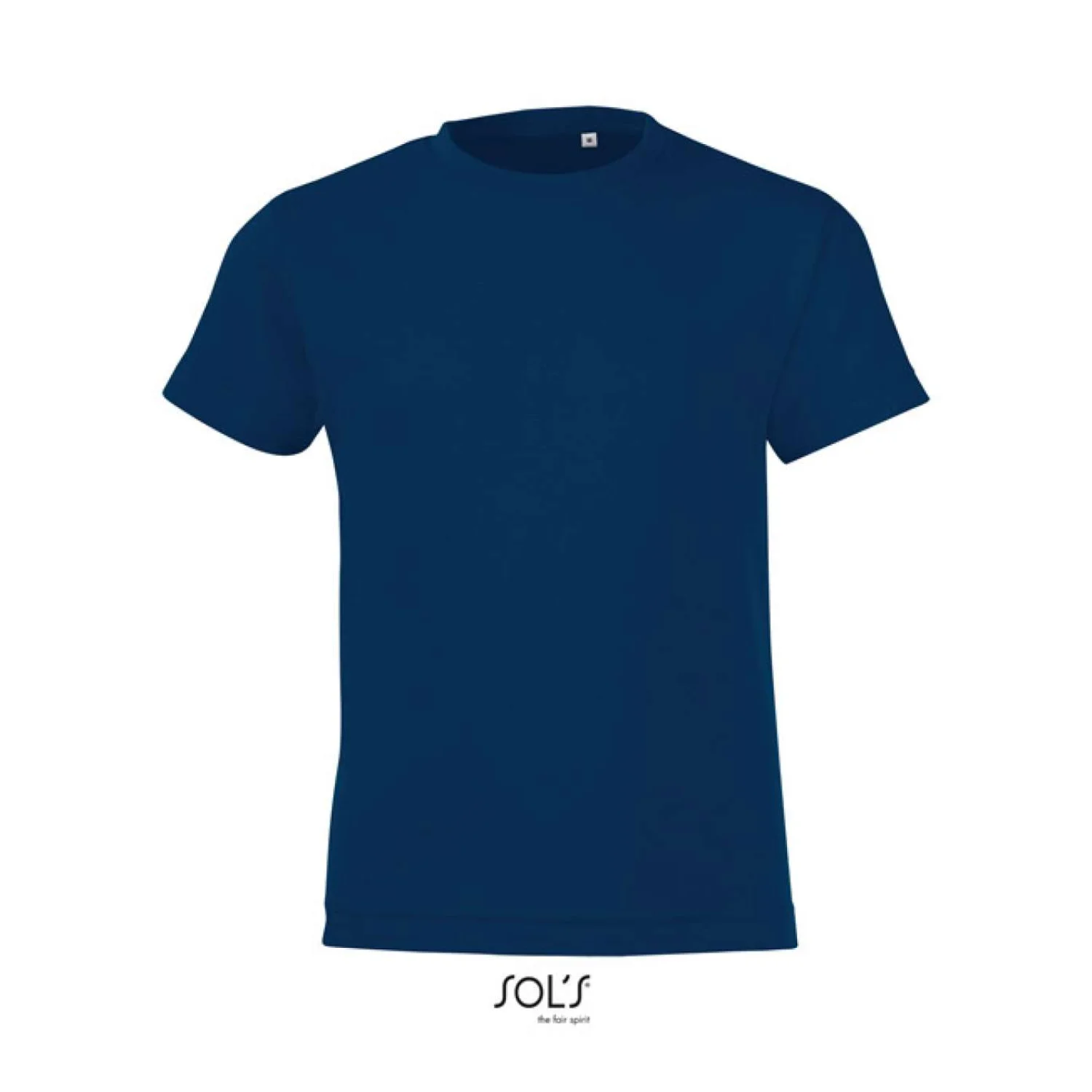 Sol's regent fit - környakas gyermek póló French Navy