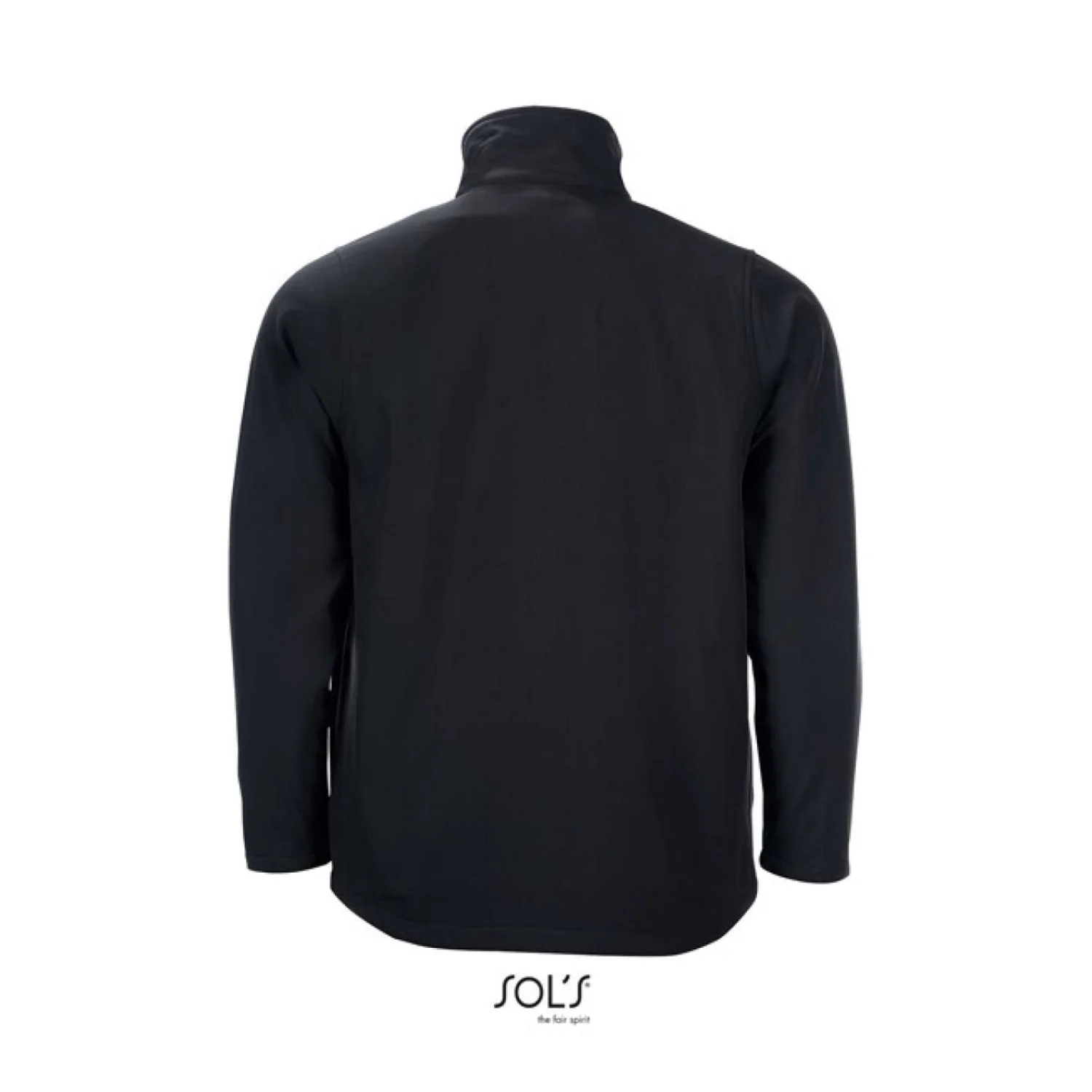 Sol's race - softshell cipzáras férfi dzseki Black