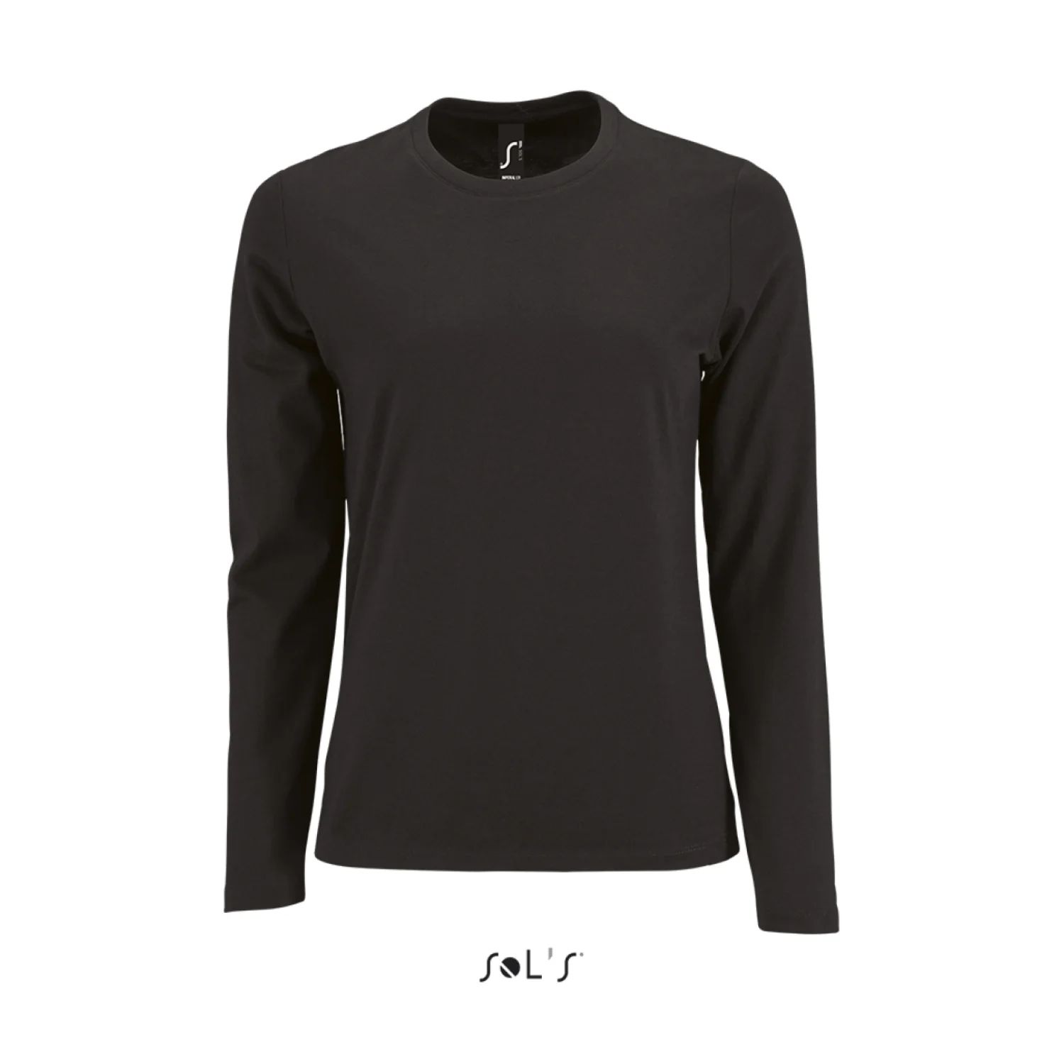 Sol's imperial lsl women - hosszú ujjú póló Deep Black