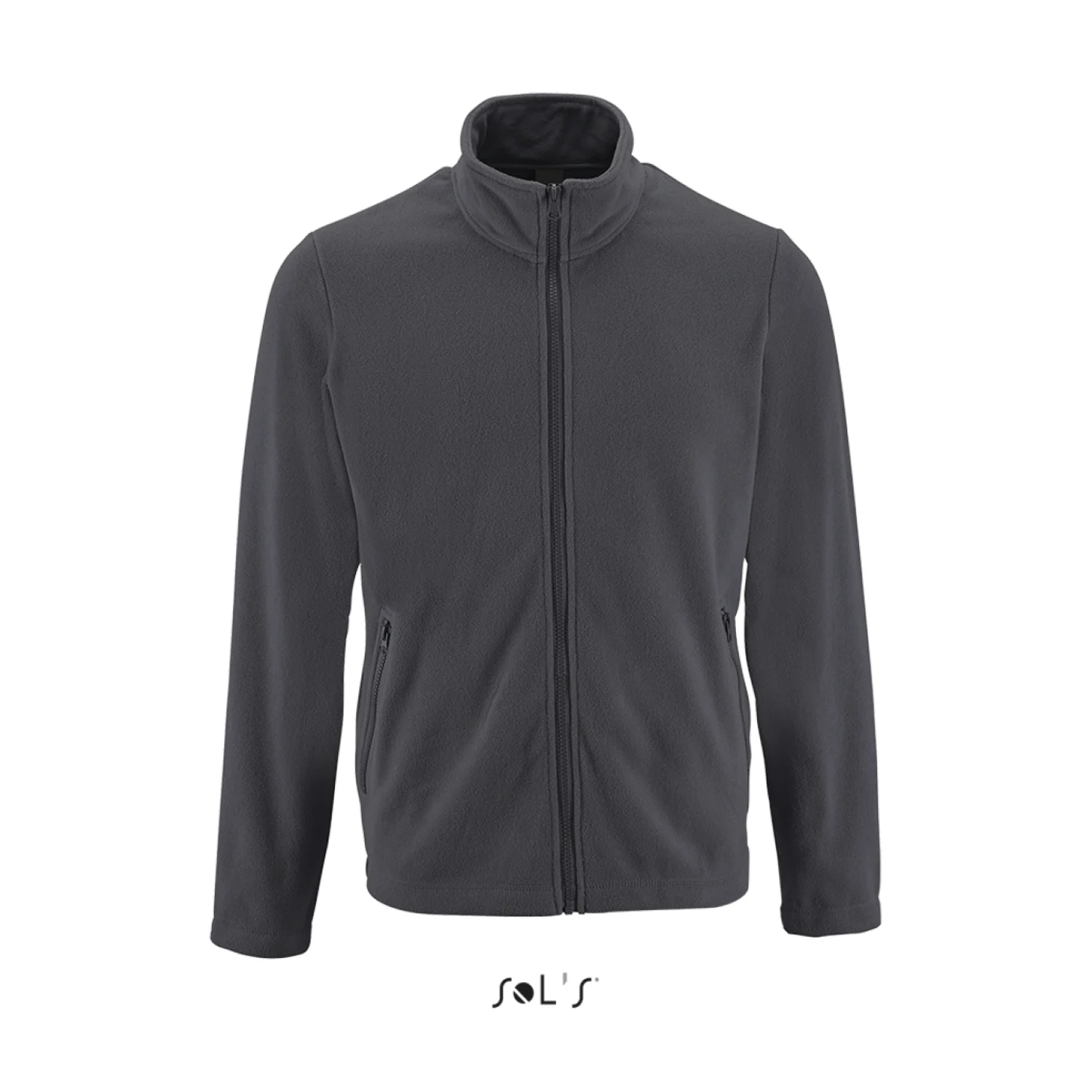 Sol's norman - egyszínű férfi polár pulóver pulóverek és kardigán Charcoal Grey