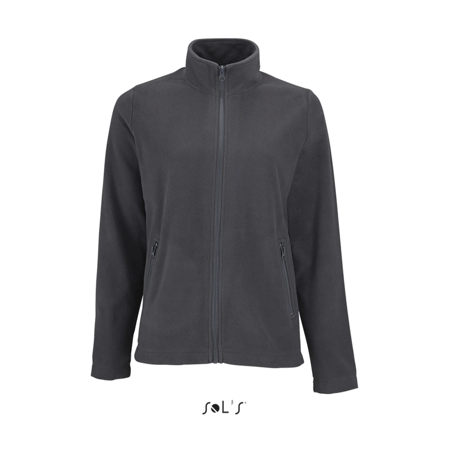 Sol's norman - egyszínű női polár pulóver pulóverek és kardigán Charcoal Grey