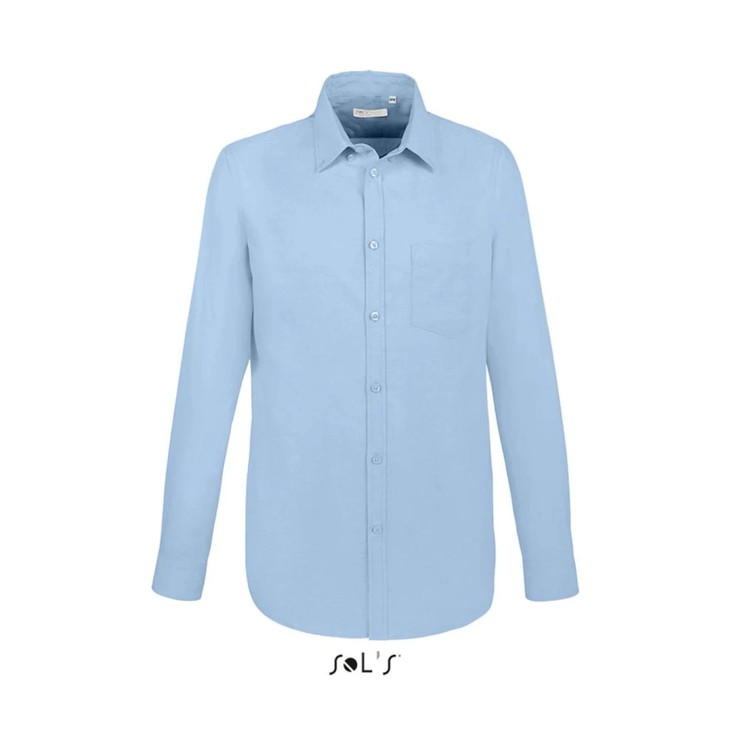 Sol's boston fit - hosszú ujjú oxford férfi ing Sky Blue