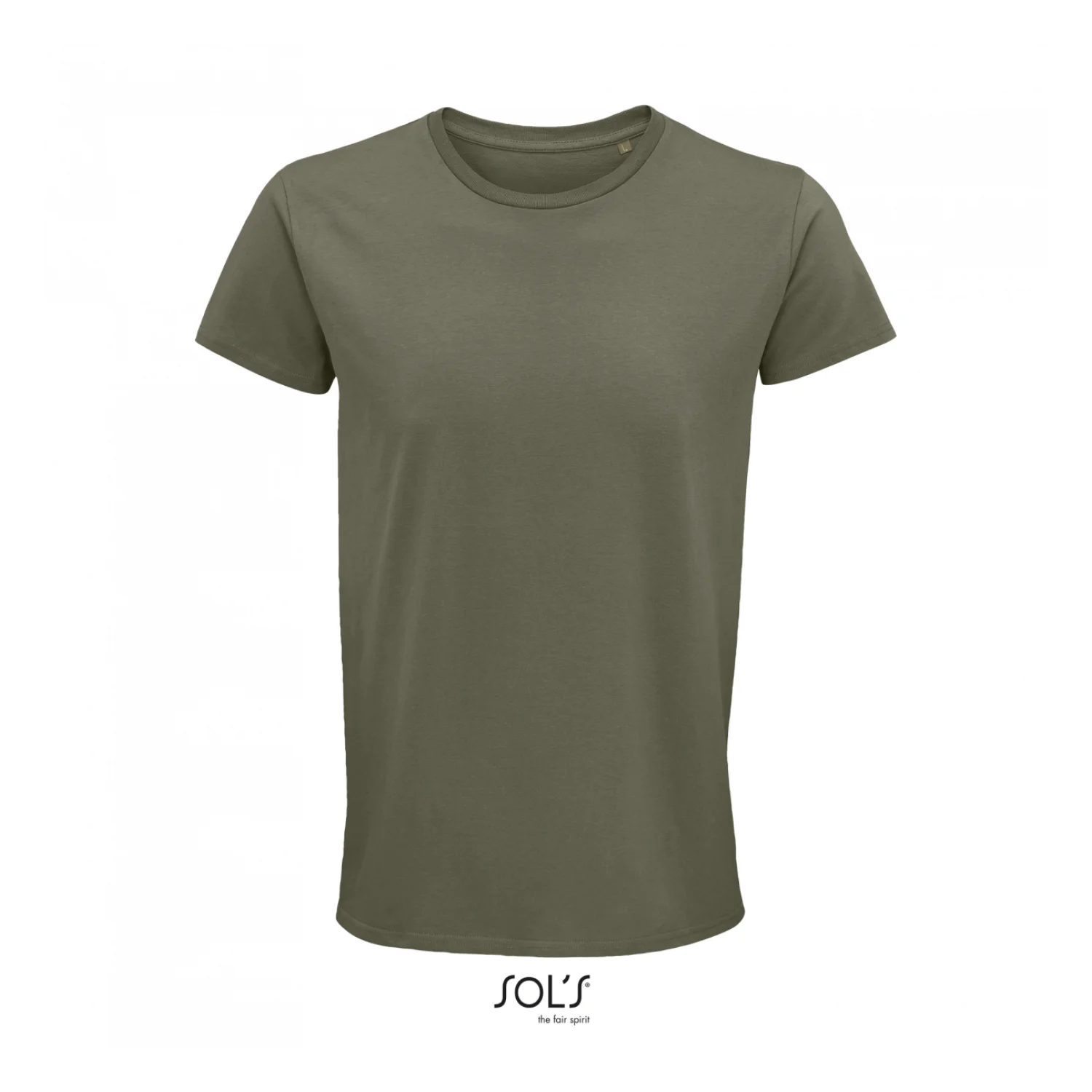 Sol's crusader - környakas férfi jersey póló Khaki