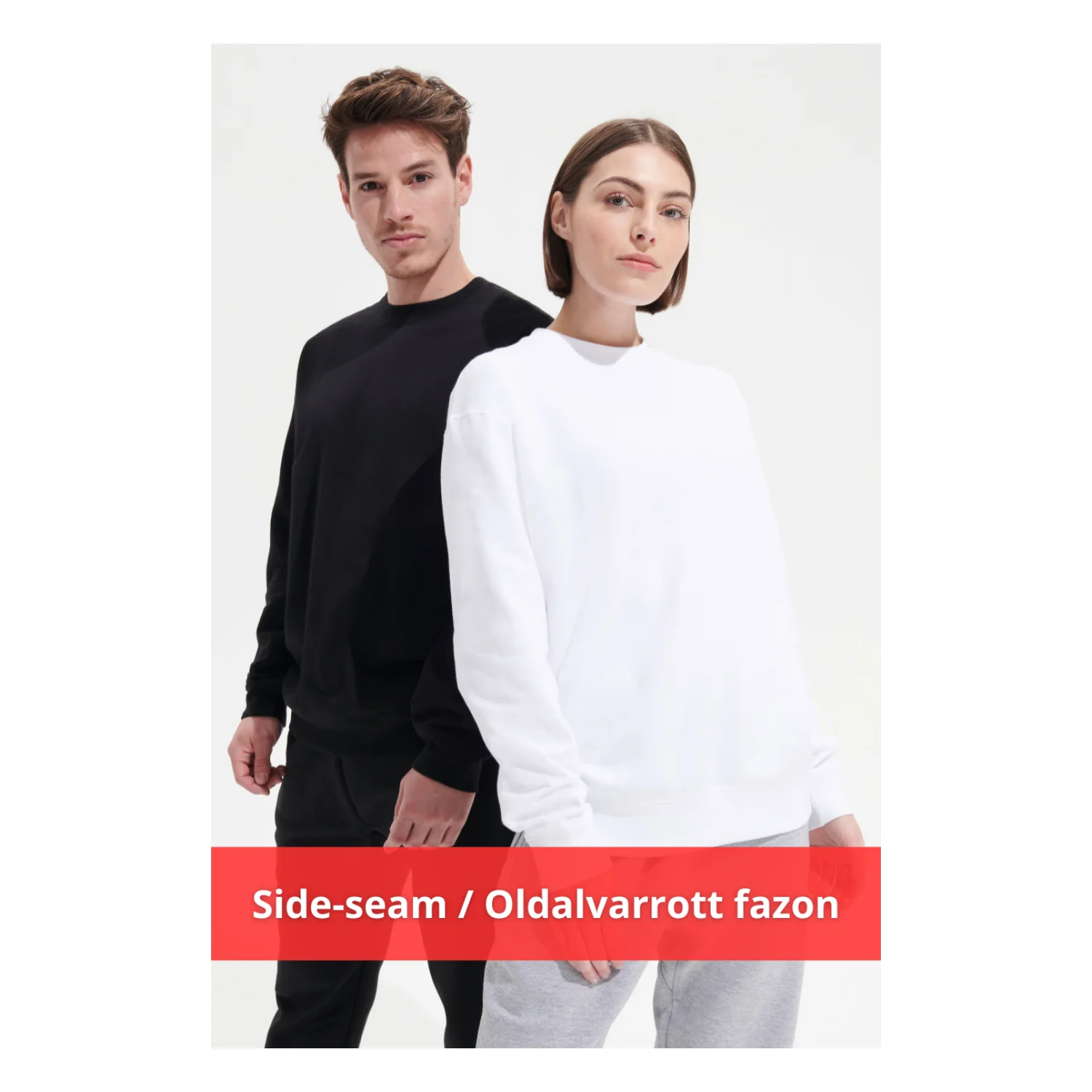 Sol's columbia - uniszex környakas pulóver pulóverek és kardigán Black