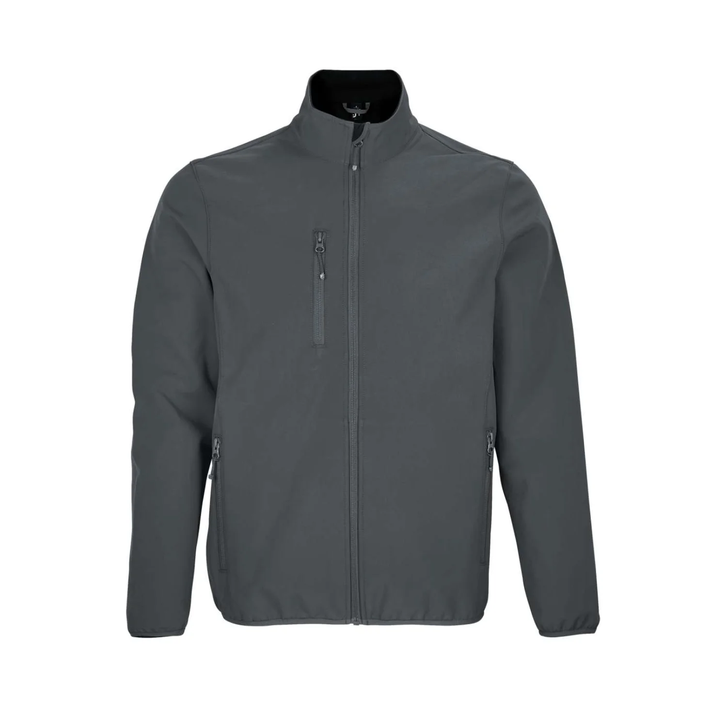 Sol's falcon - férfi softshell cipzáras dzseki Charcoal Grey