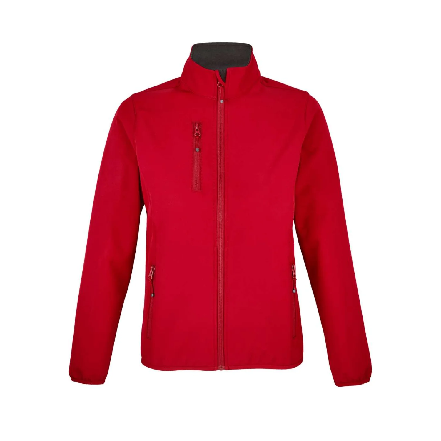 Sol's falcon - női softshell cipzáras dzseki Pepper Red