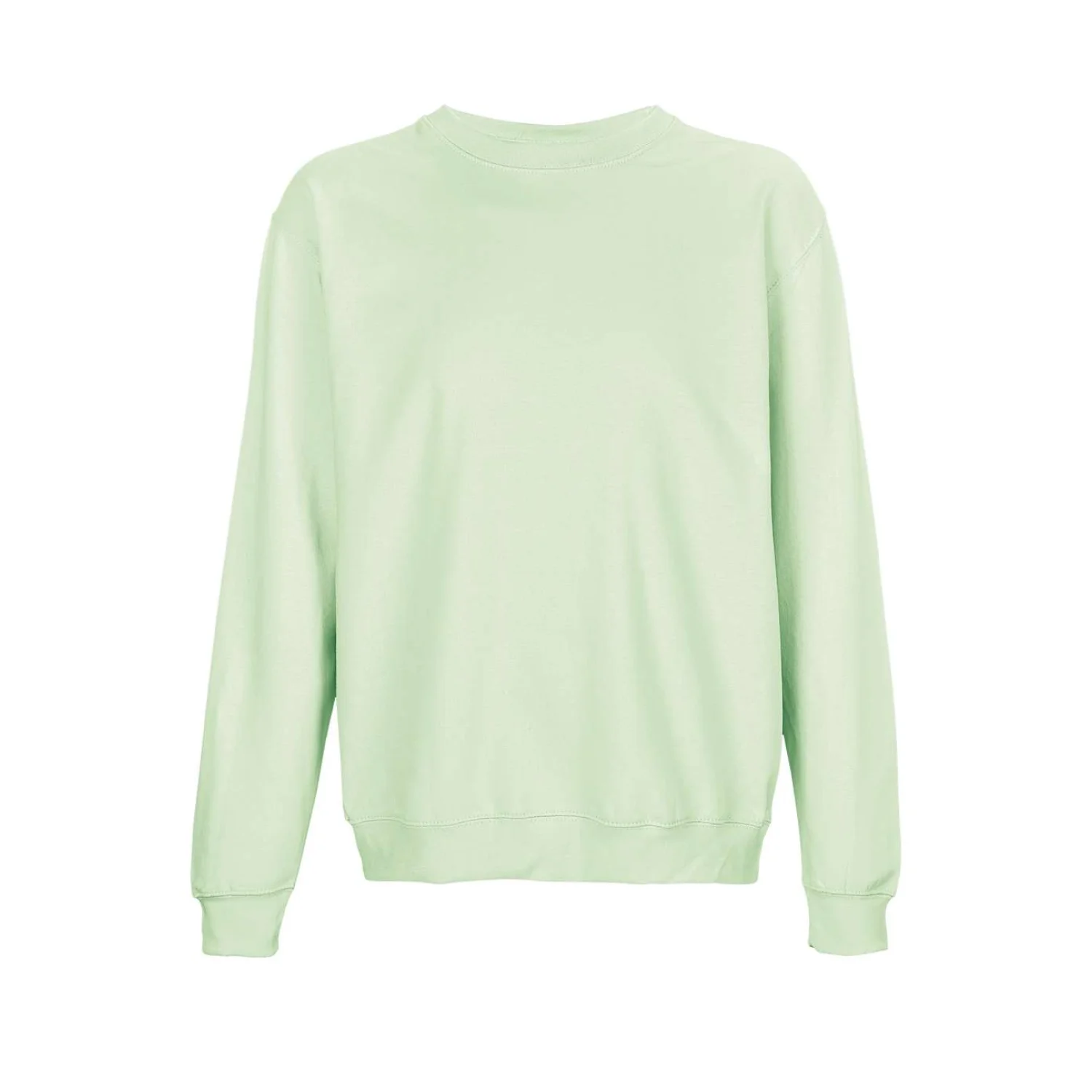 Sol's columbia tube - uniszex környakas pulóver pulóverek és kardigán Creamy Green