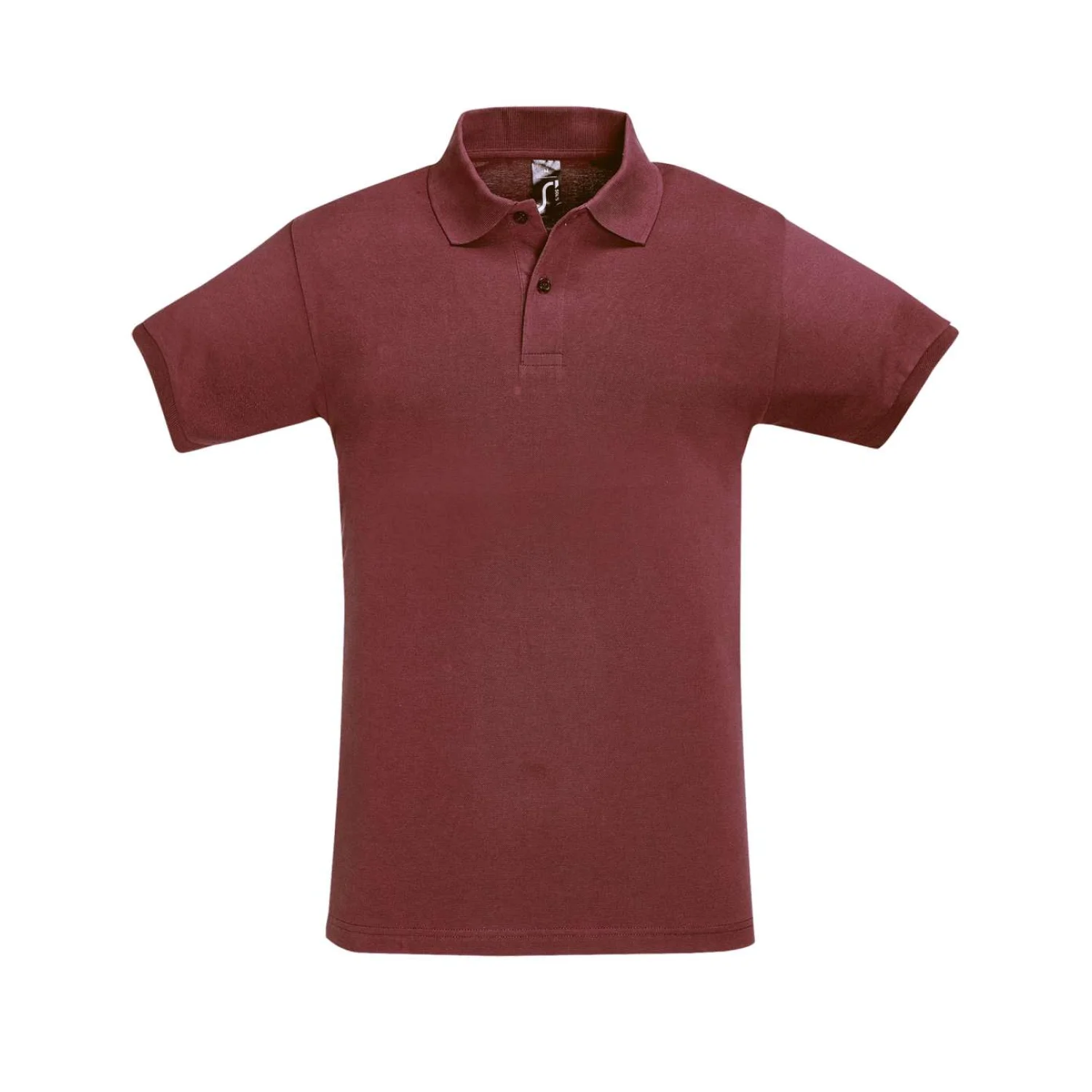 Sol's perfect - férfi galléros póló Burgundy
