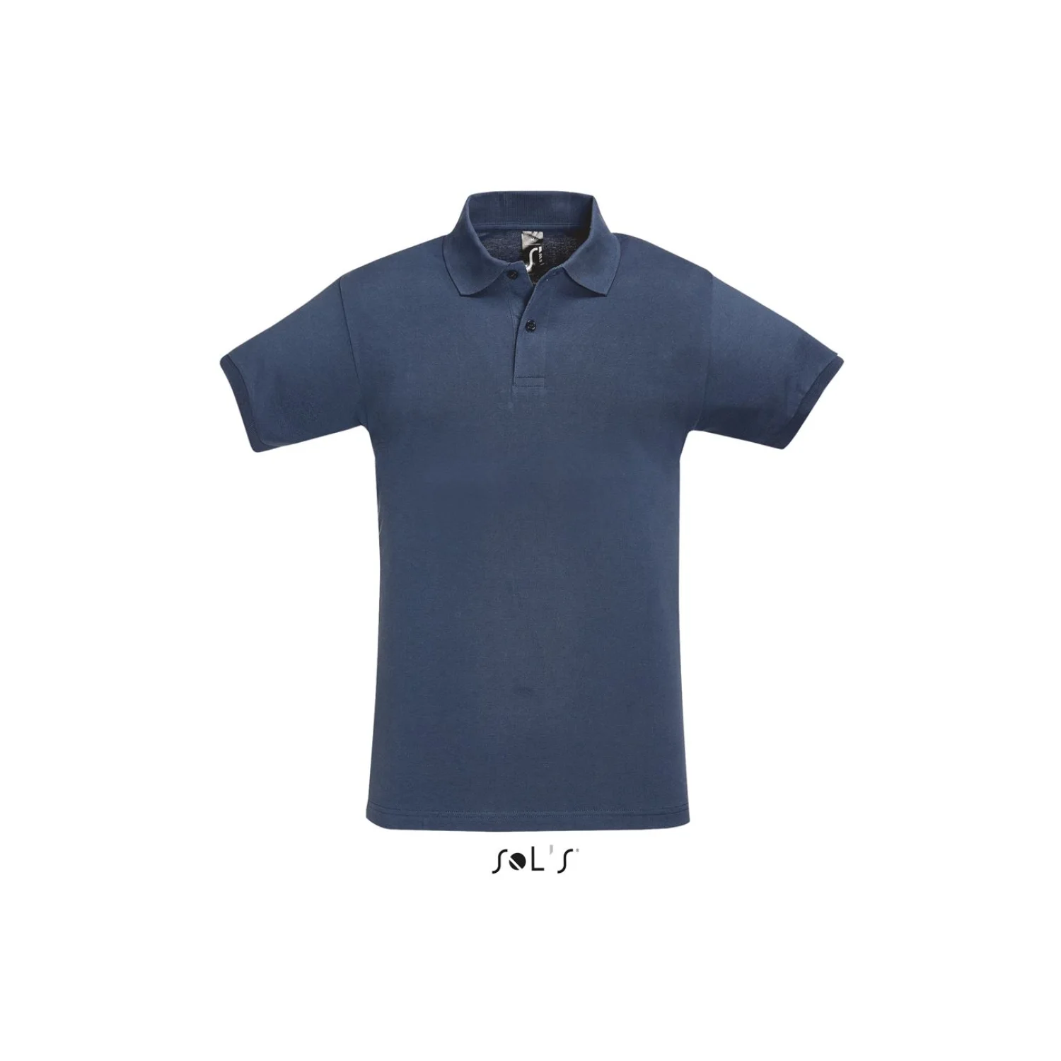 Sol's perfect - férfi galléros póló Denim