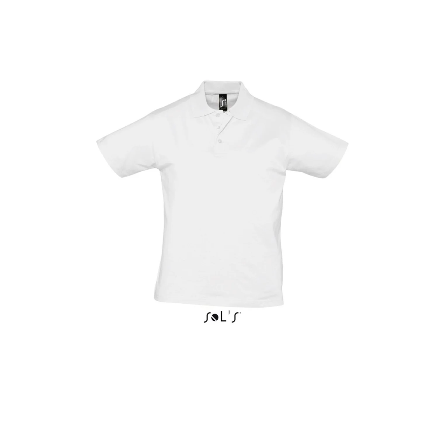 Sol's prescott - férfi galléros póló White