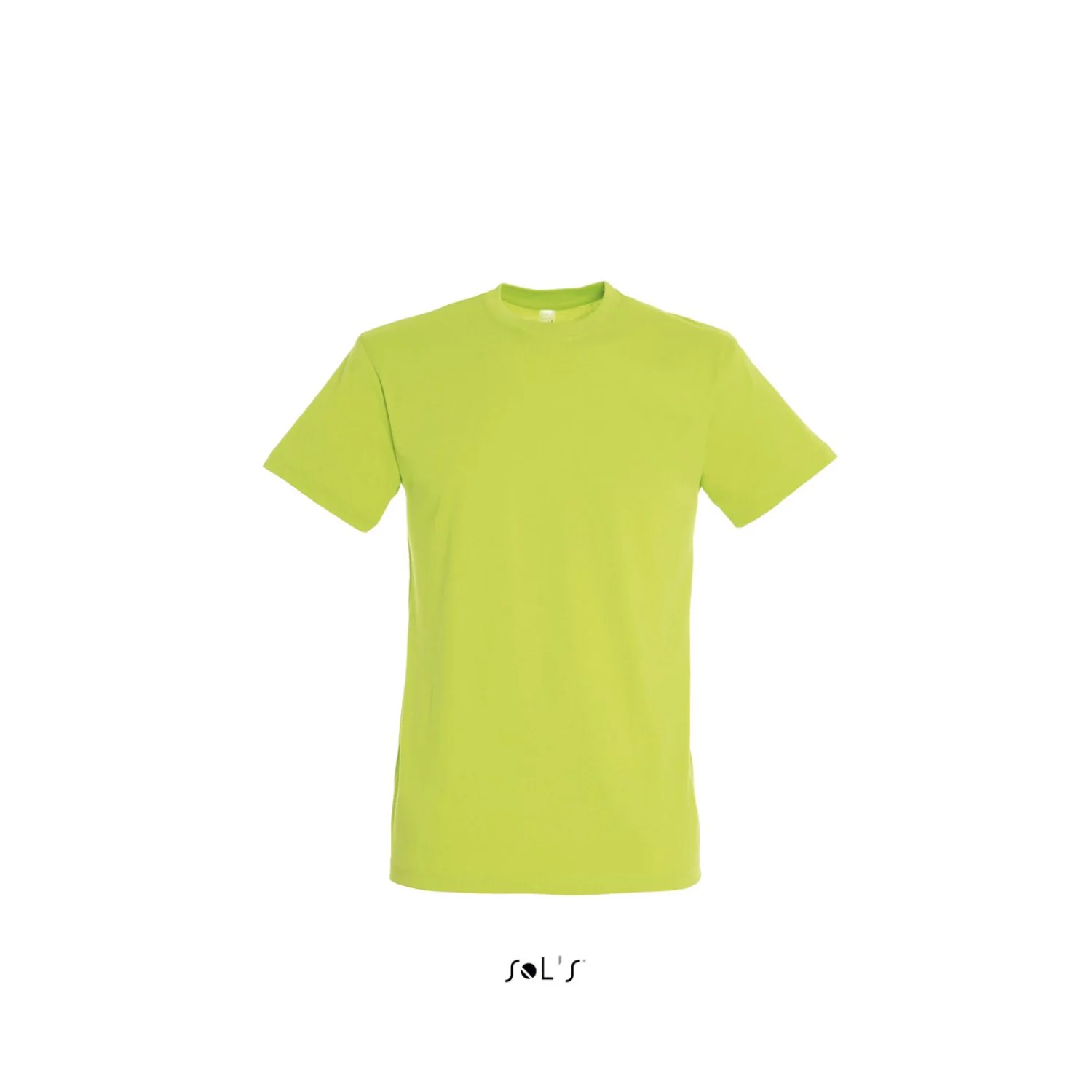 Sol's regent - uniszex környakas póló Apple Green