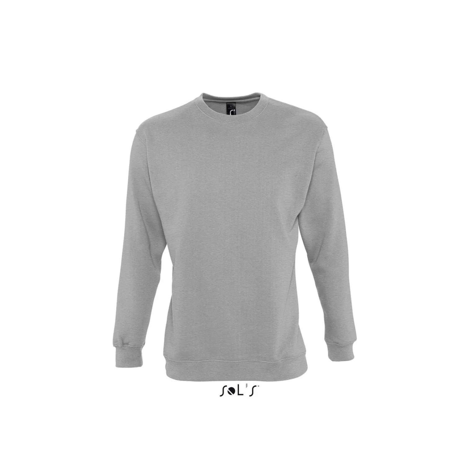 Sol's new supreme – uniszex pulóver pulóverek és kardigán Grey Melange