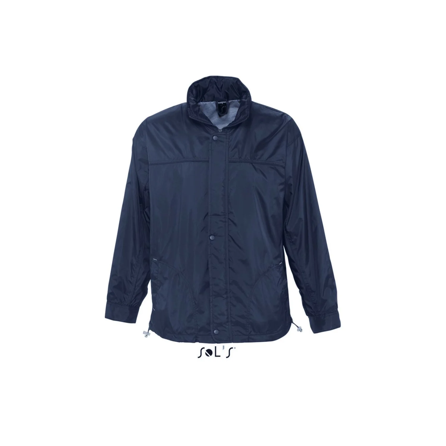 Sol's mistral - jersey-bélelt vízlepergető széldzseki Navy