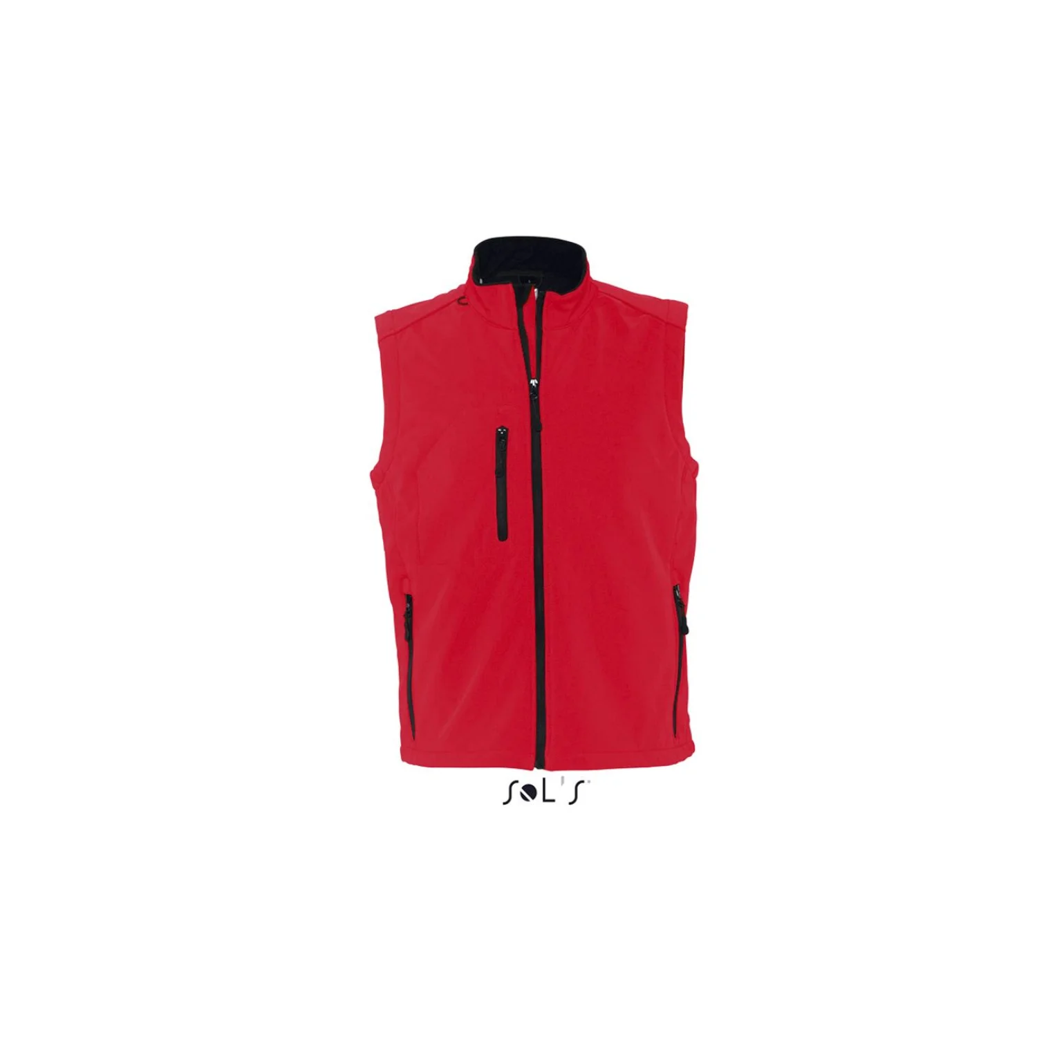 Sol's rallye - ujjatlan férfi softshell dzseki Pepper Red