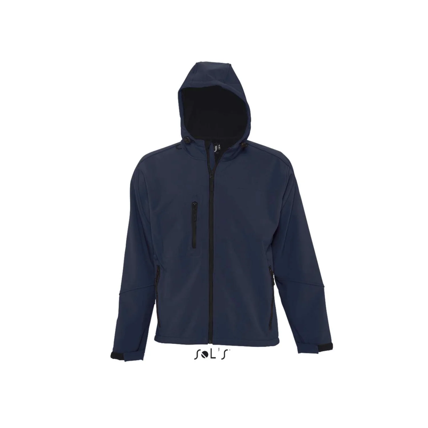 Sol's replay - férfi kapucnis softshell kabátok és dzseki French Navy