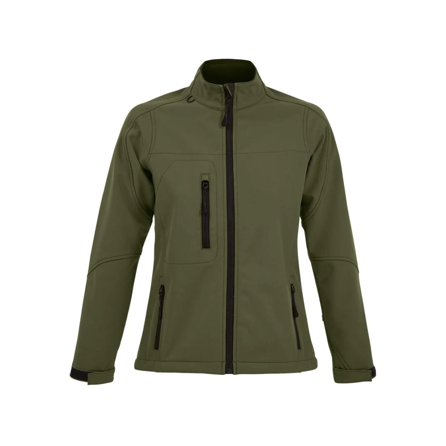 Sol's roxy - női softshell cipzáras dzseki Army