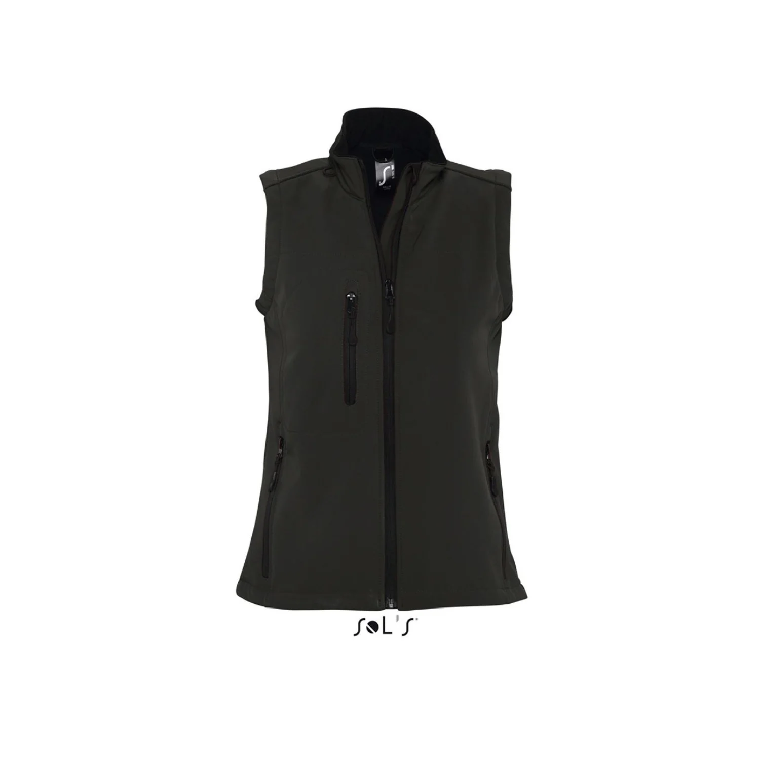 Sol's rallye - ujjatlan női softshell dzseki Black