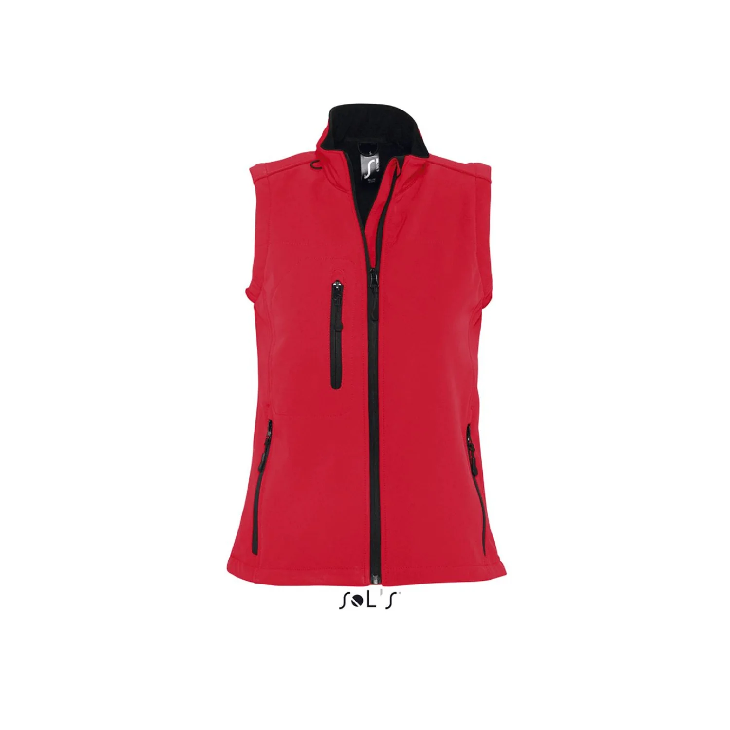 Sol's rallye - ujjatlan női softshell dzseki Pepper Red