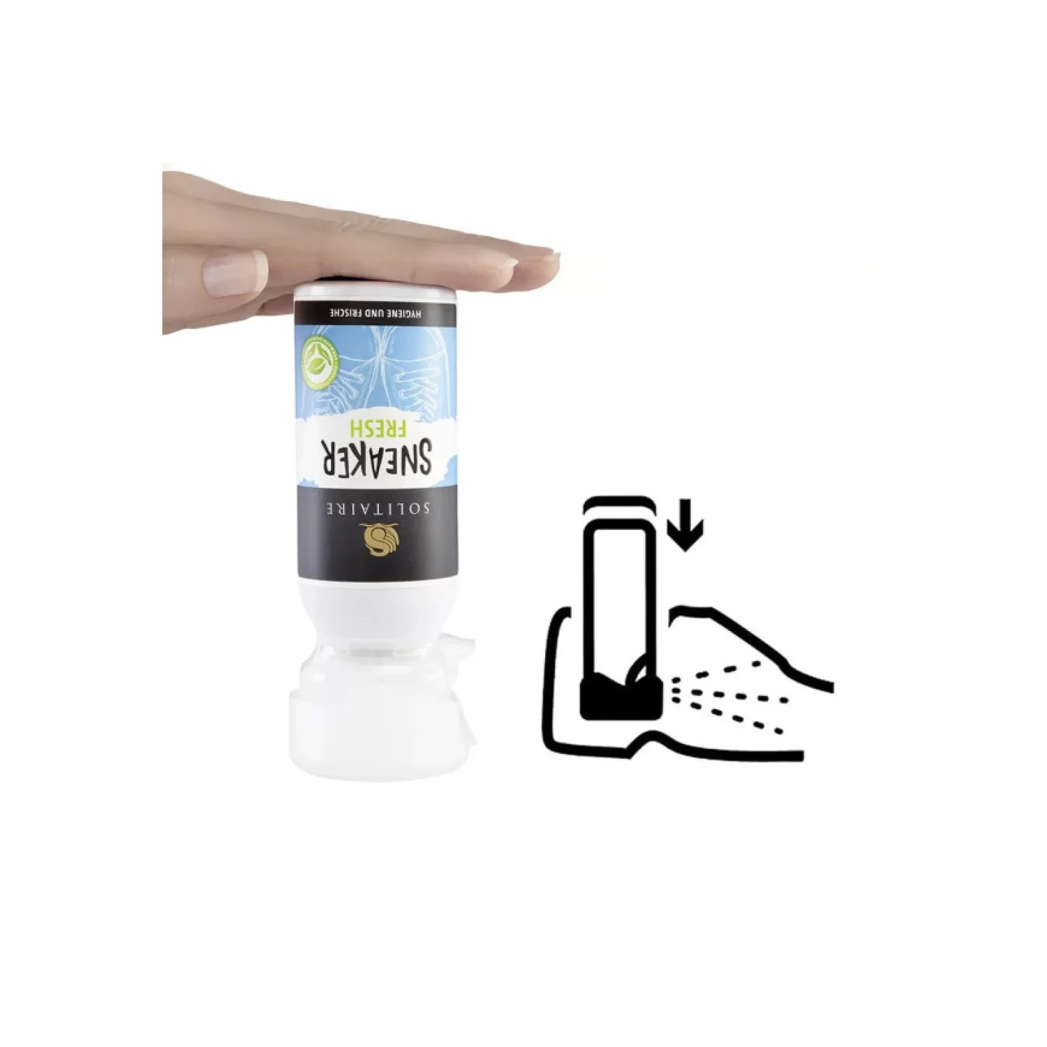 Solitaire Sneaker Fresh cipődezodor - 100ml színtelen