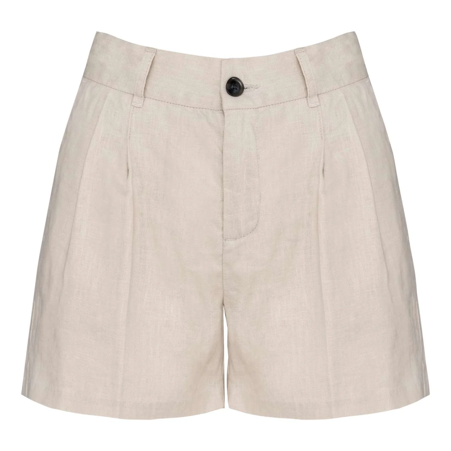 Spasso Női len rövidnadrág Linen Sand