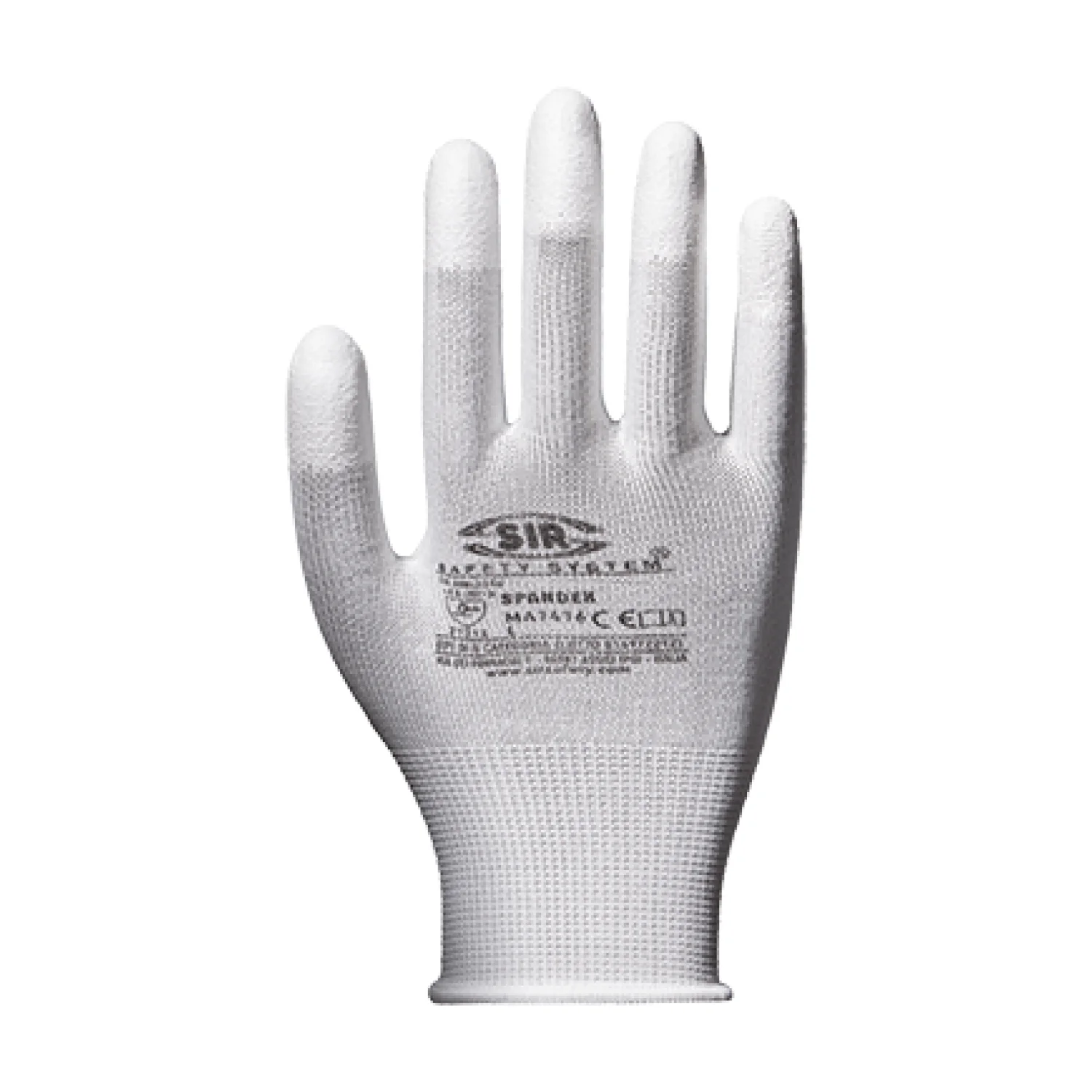 Sir Safety SPANDEX glove WHITE