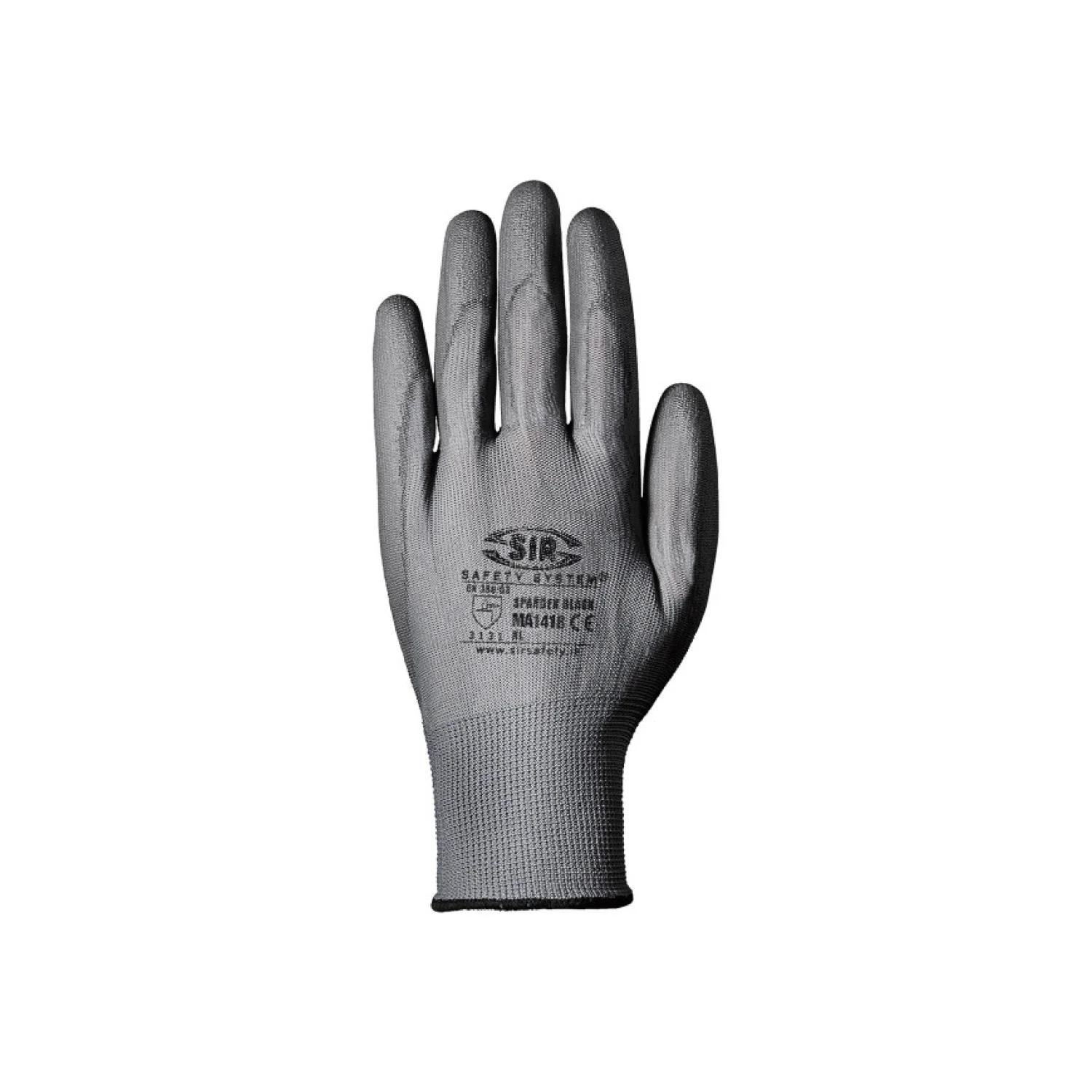 Sir Safety System Spandex Black kesztyű szürke