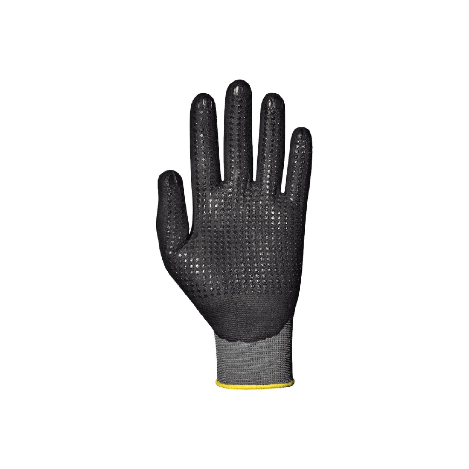 Sir Safety System Innoflex pöttyözött nylon/nitril 3/4 mártott kesztyű fekete