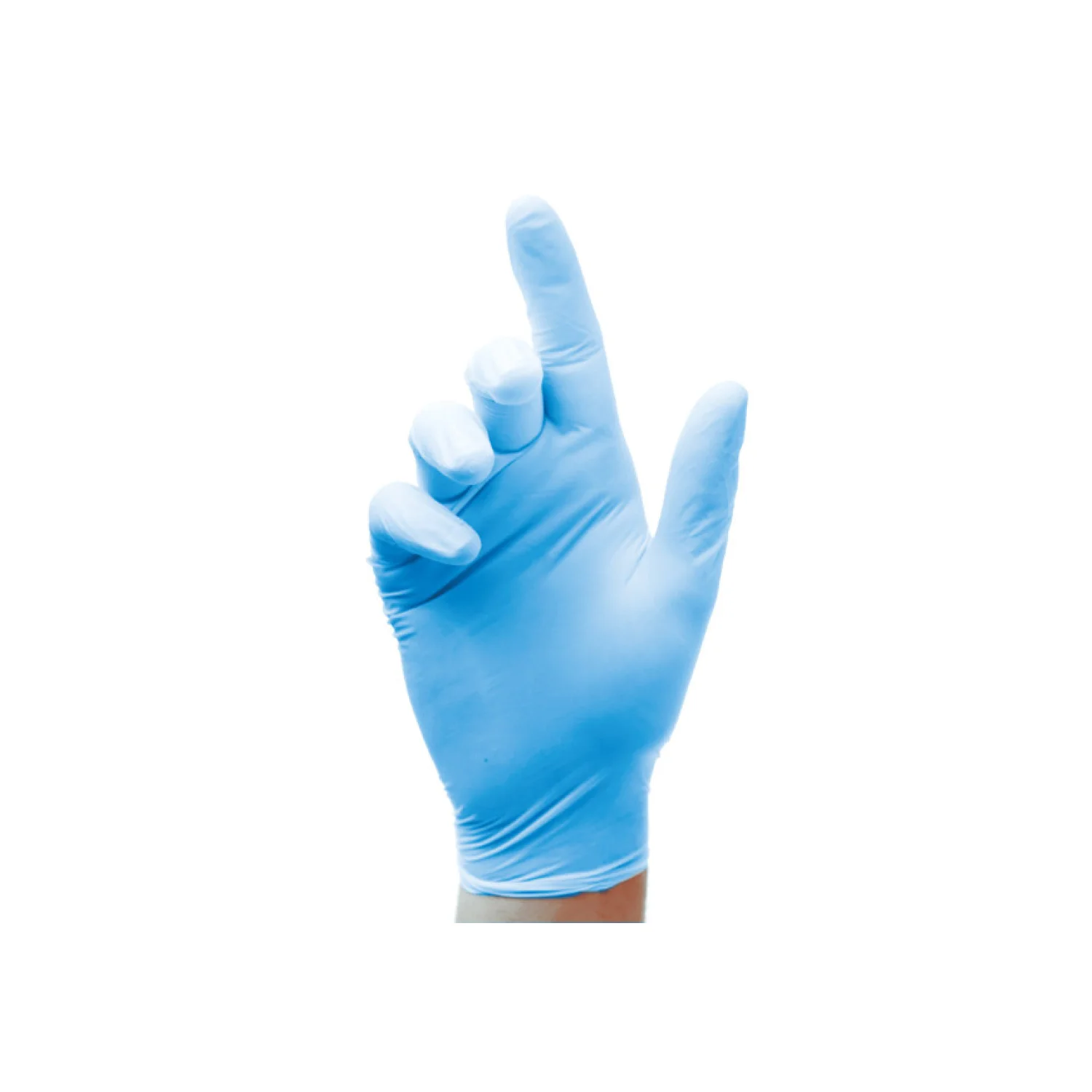 Sir Safety System Blue Flex vinyl/nitril egyszerhasználatos kesztyű világoskék