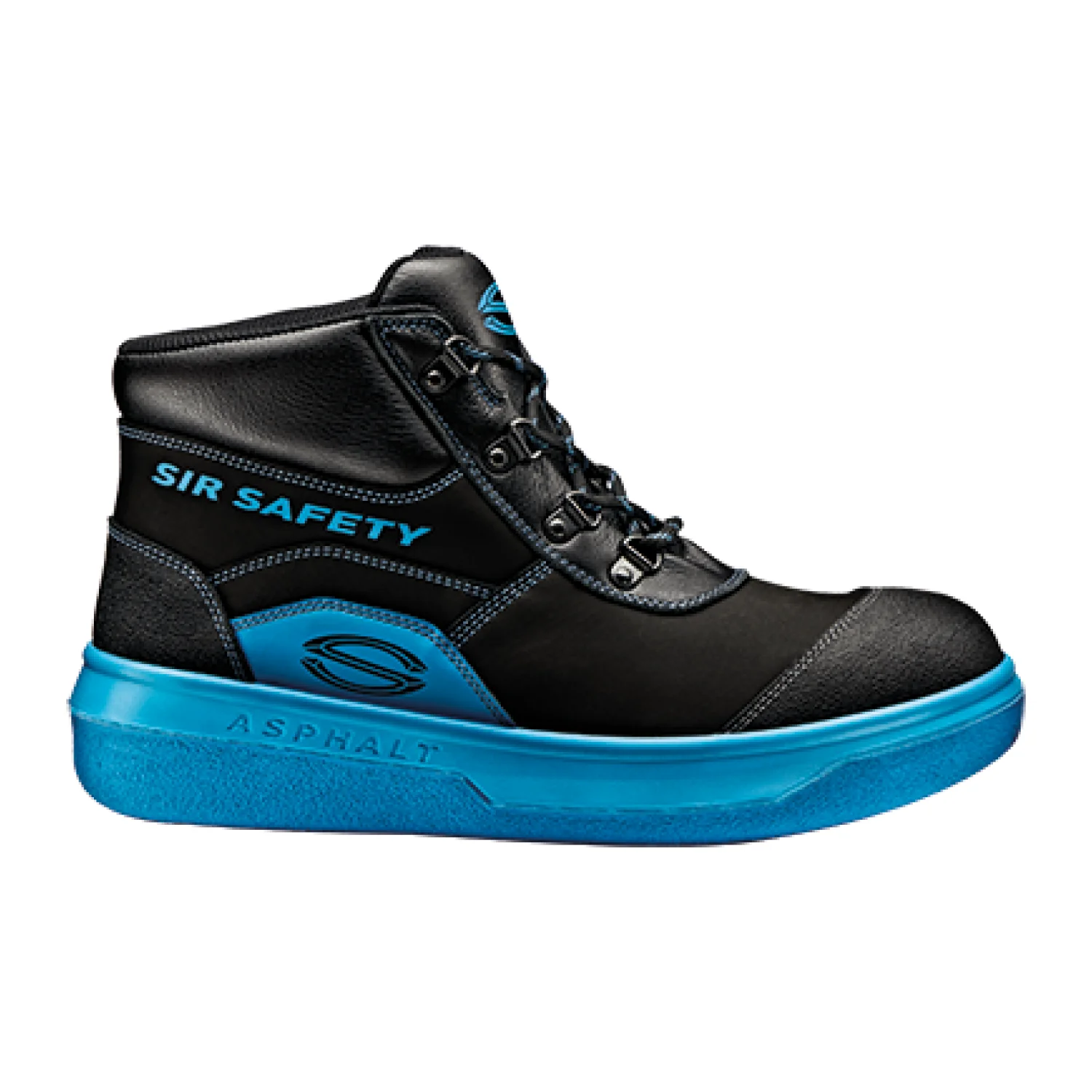 Sir Safety System ASPHALT S2 PS HI HRO FO SC SR munkavédelmi bakancs S2 BLACK