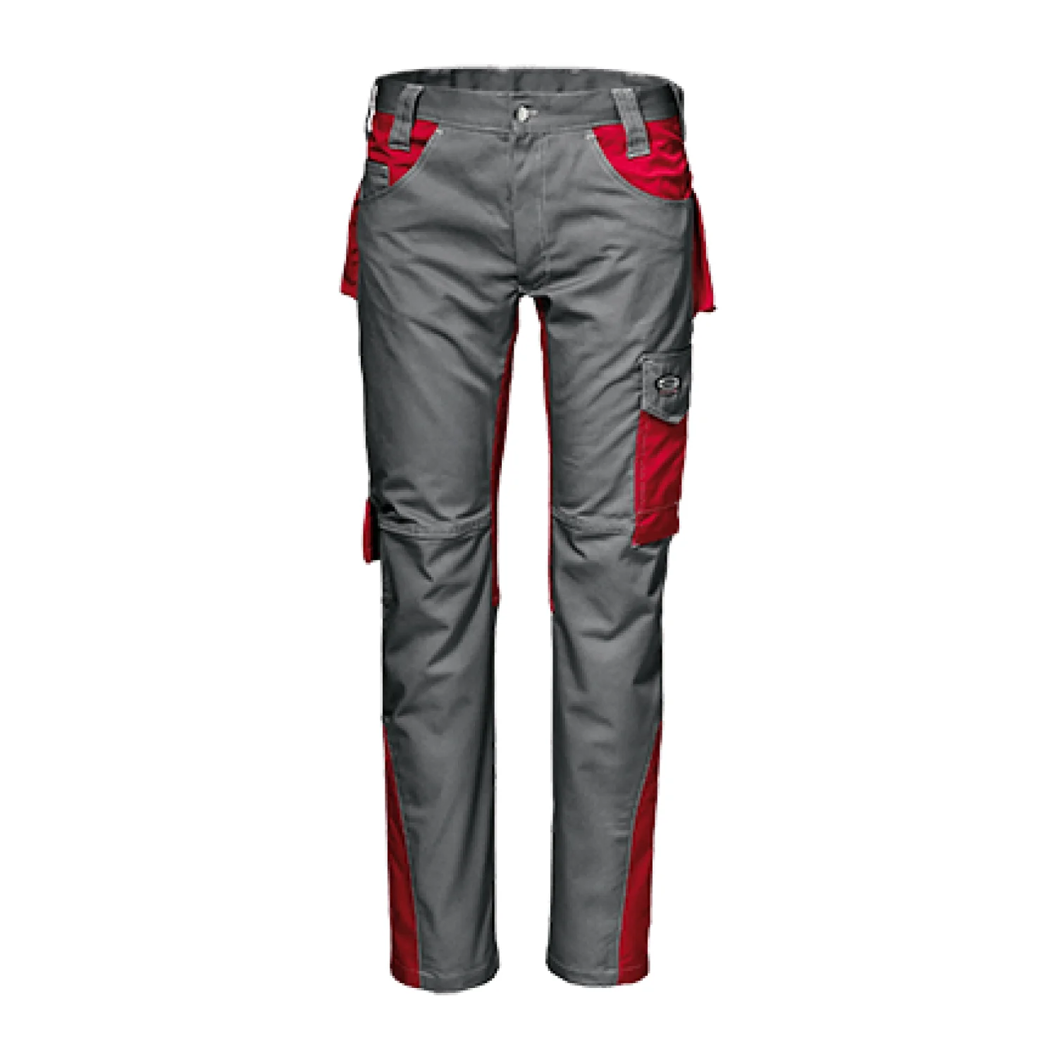 Sir Safety FUSION trousers MASSAUA SLATE GREY/RED