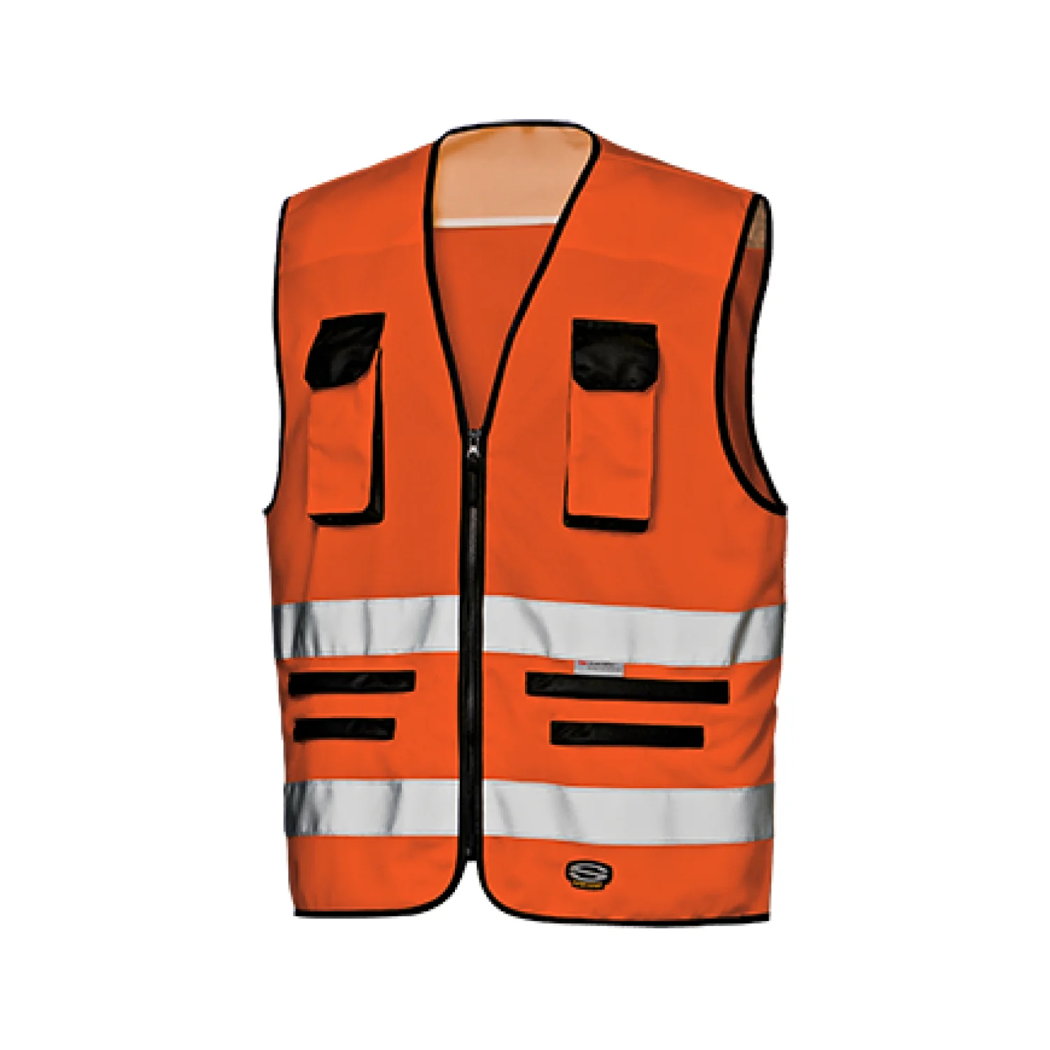 Sir Safety System Traffic jól láthatósági mellény HI-VIS ORANGE/BLACK