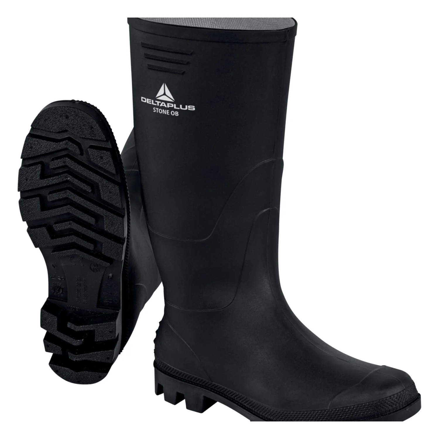 Delta Plus PVC csizma stone ob zöld OB Fekete