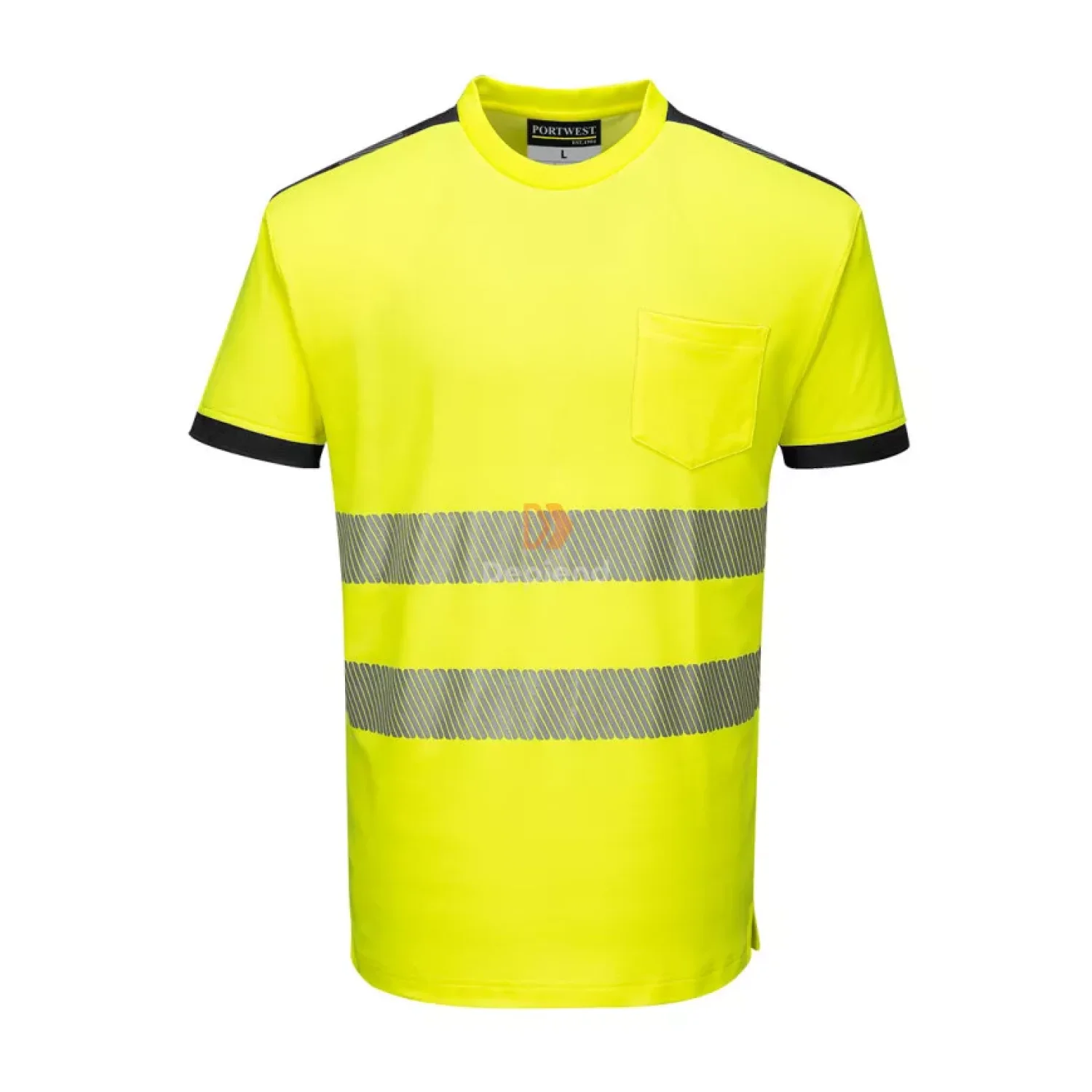 Portwest PW3 Hi-Vis póló S/S sárga / fekete