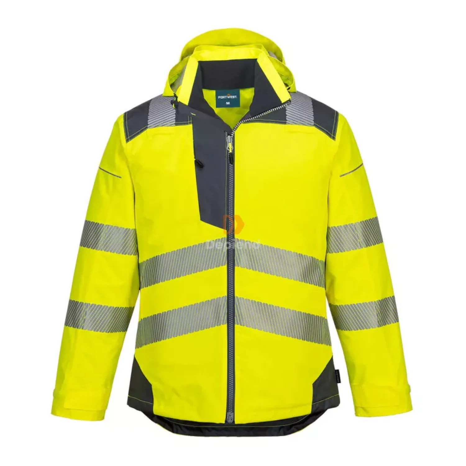 Portwest PW3 Hi-Vis télikabát sárga / szürke
