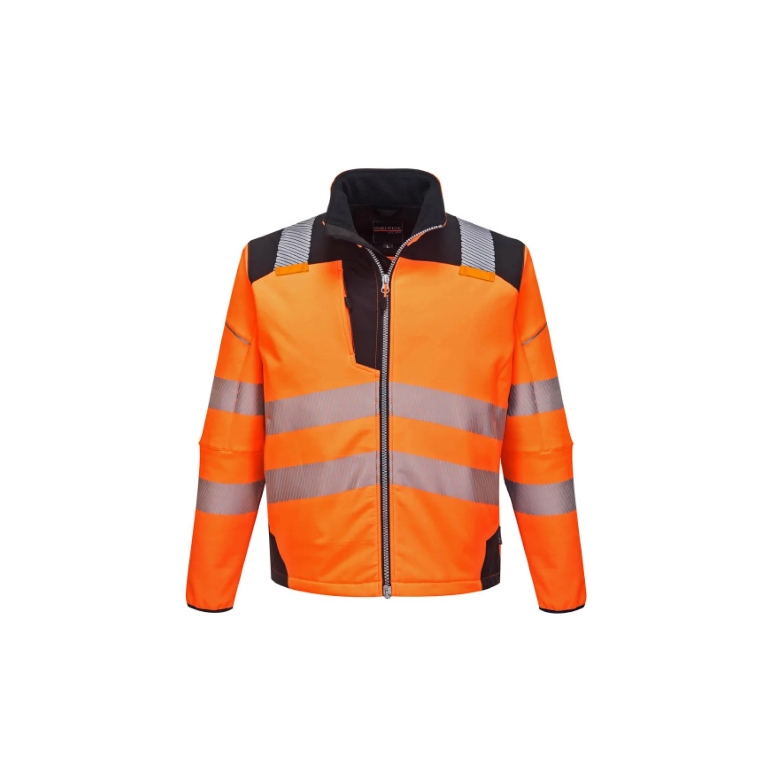 Portwest T402 - Vision Hi-Vis softshell kabát narancs/fekete