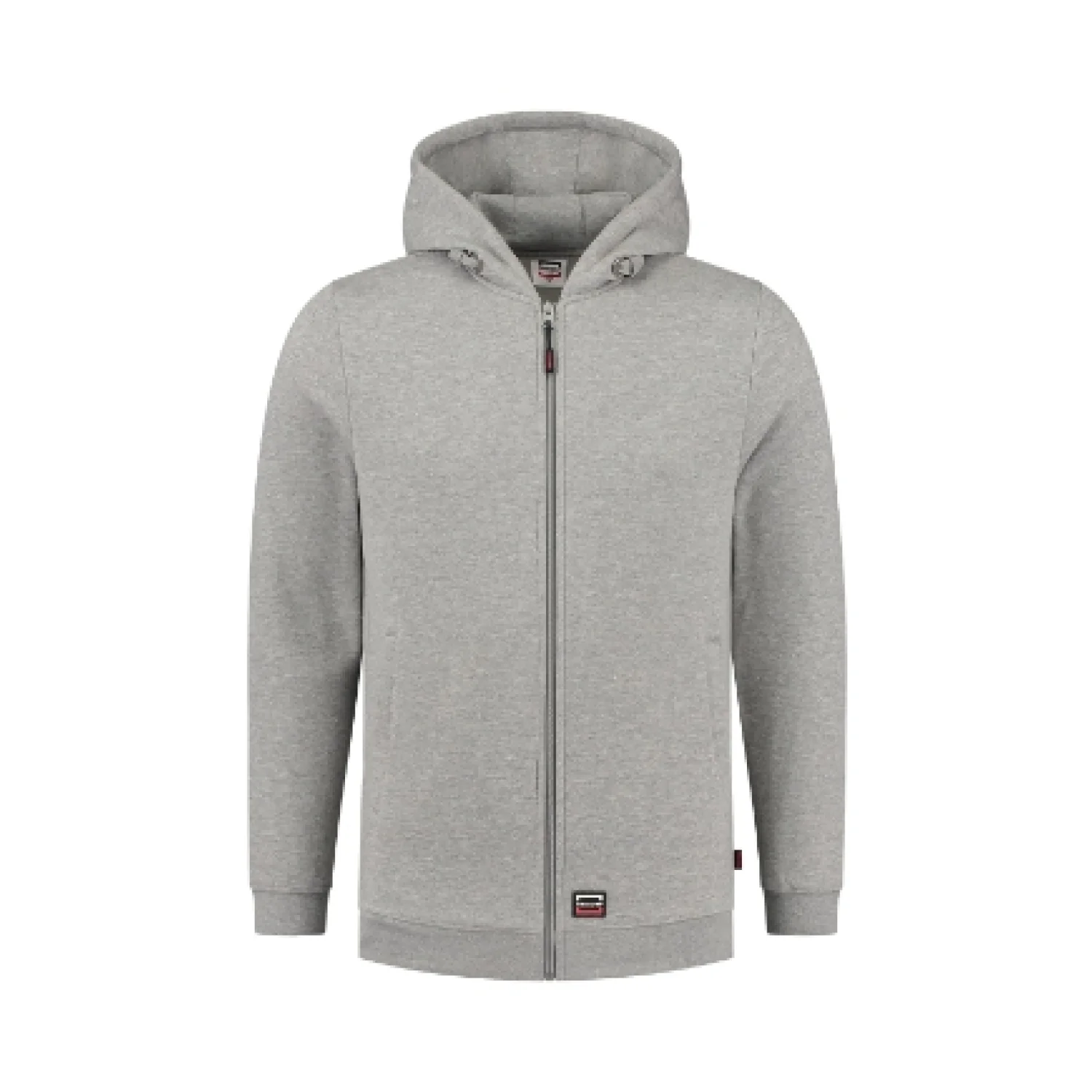 TRICORP Hooded Sweat Jacket Washable 60°C grey melange TG