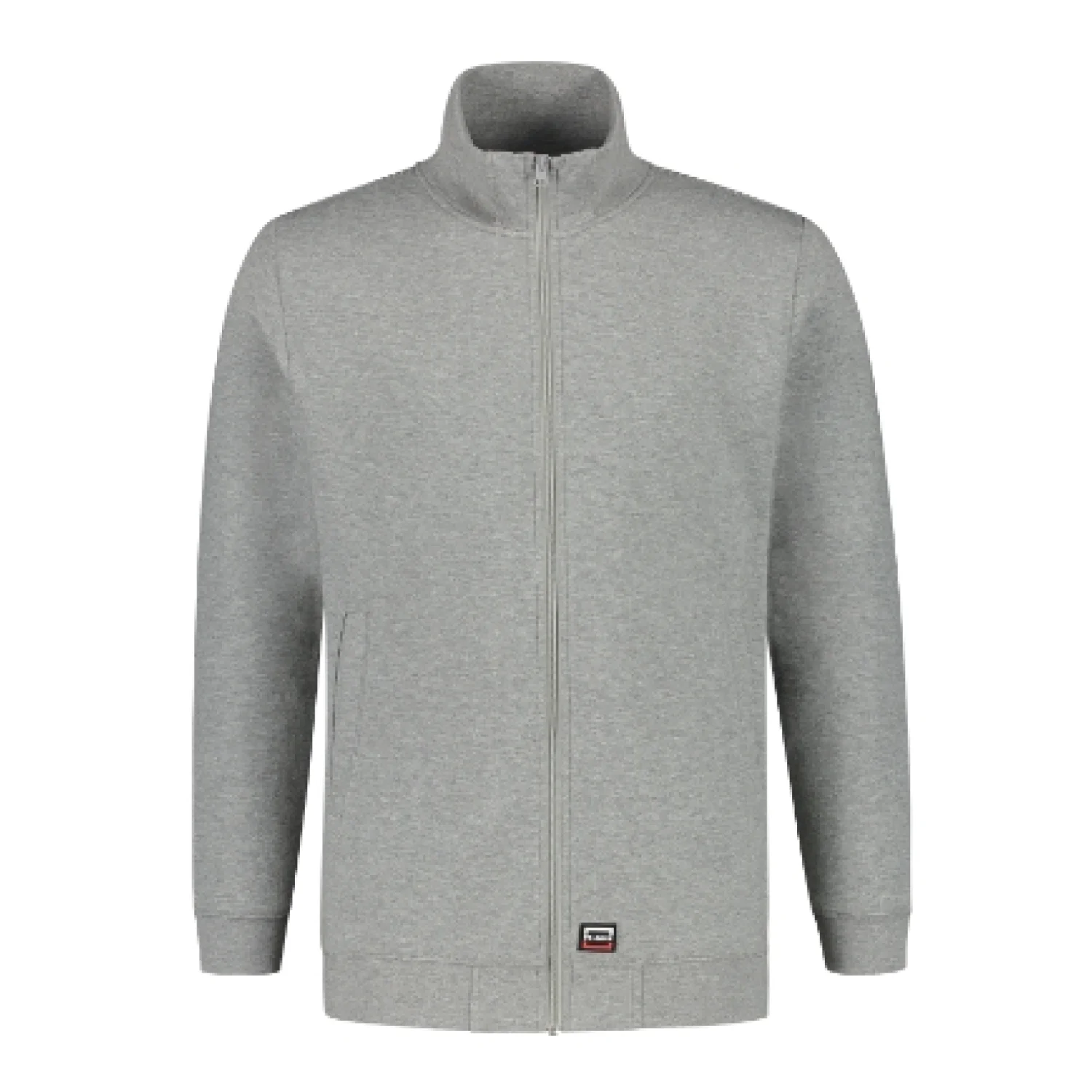 TRICORP Sweat Jacket Washable 60 °C grey melange TG