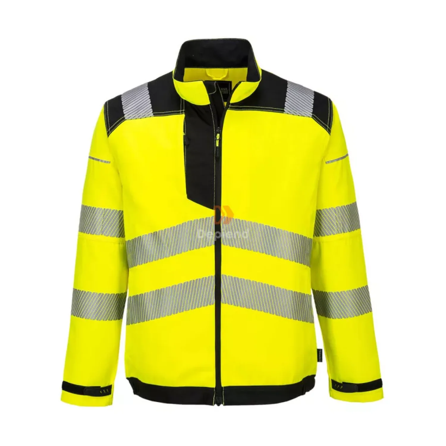 Portwest PW3 Hi-Vis kabát sárga / fekete