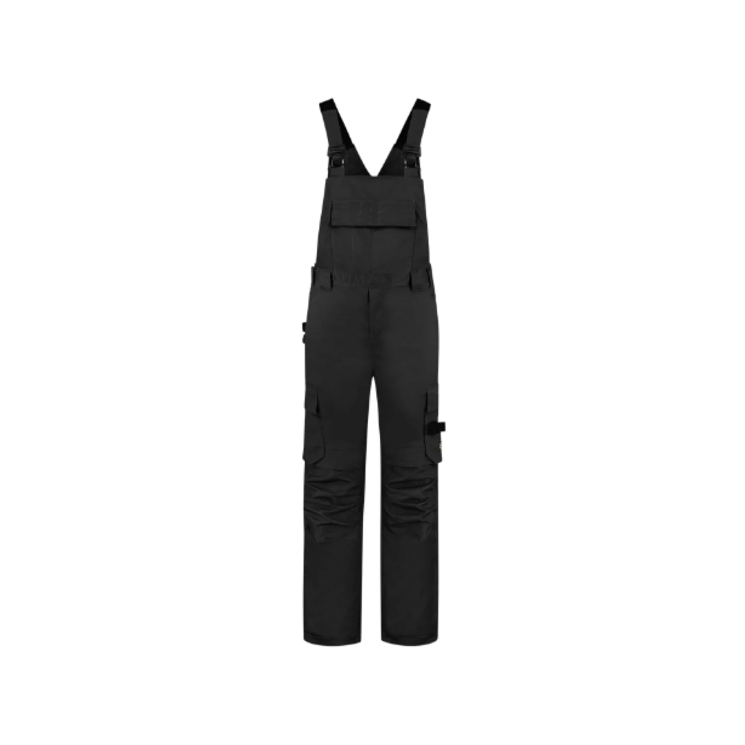 TRICORP Bib & Brace Twill Cordura fekete T1