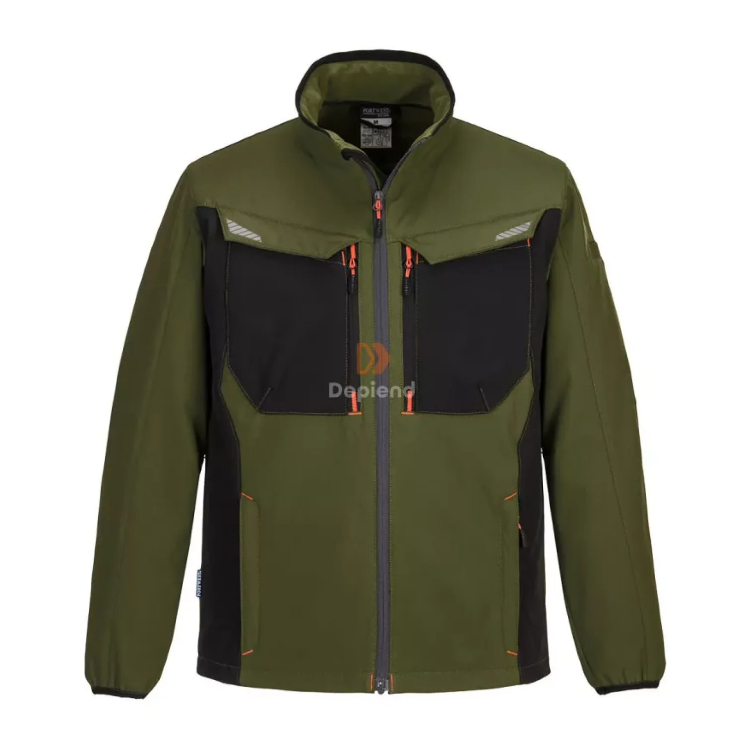 Portwest WX3 Softshell kabát oliva