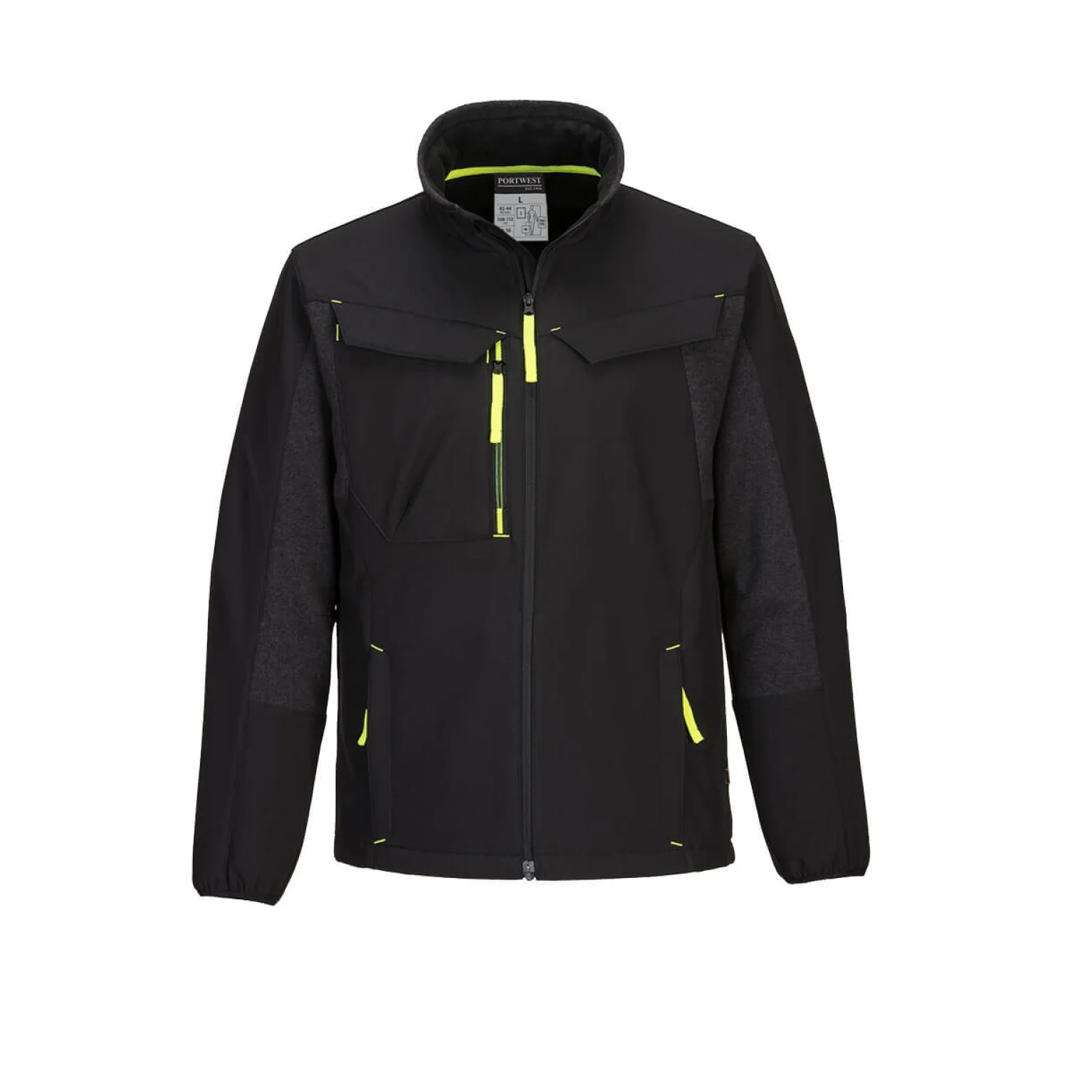 Portwest WX3 Leaf Softshell Jacket fekete