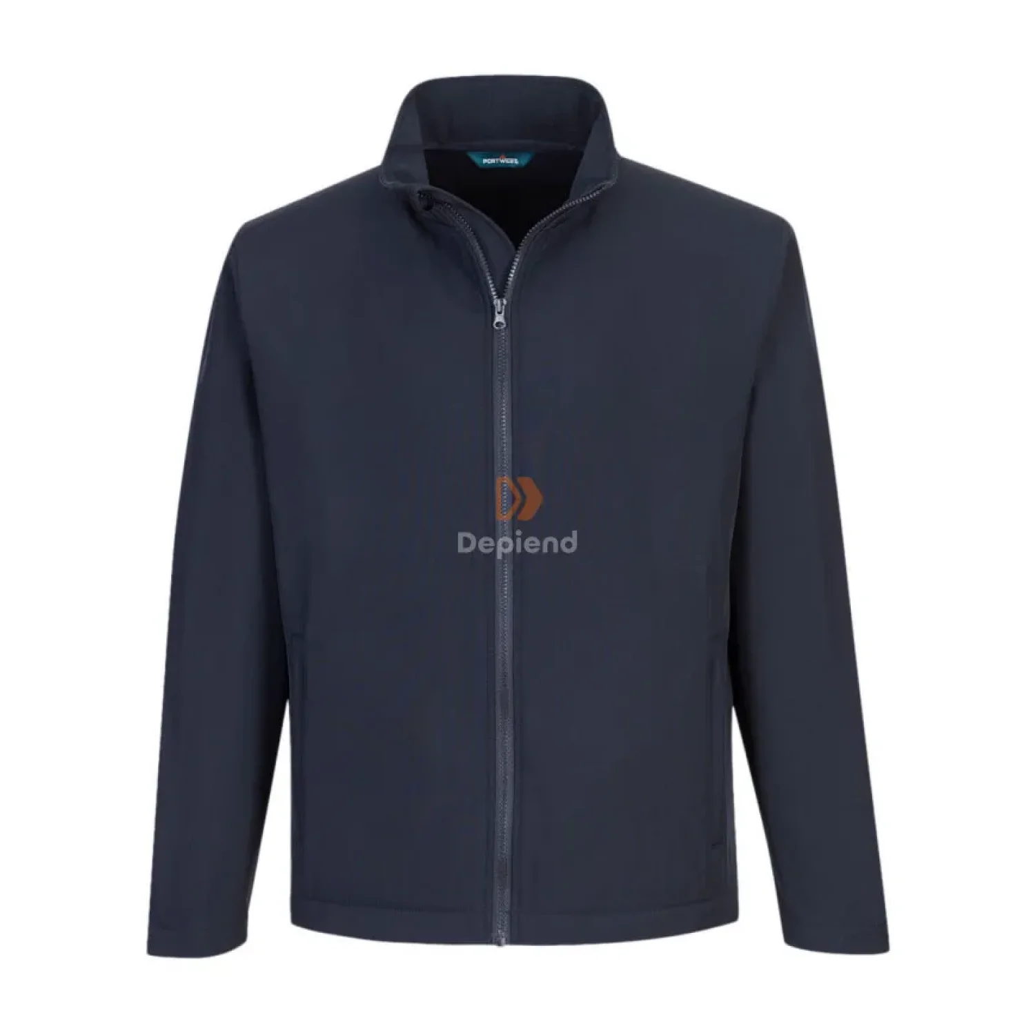 Portwest Férfi Print & Promo Softshell (2L) sötét tengerészkék
