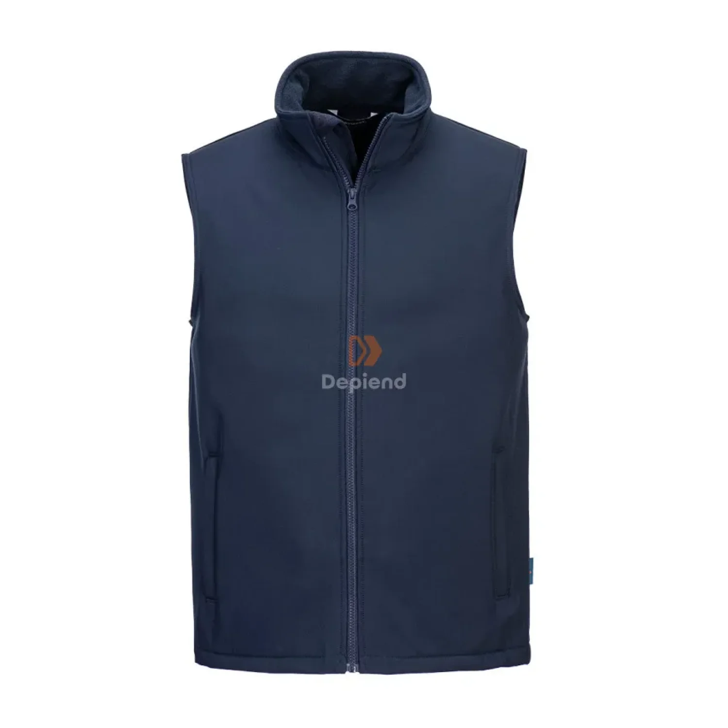 Portwest Print & Promo Softshell mellény (2L) sötét tengerészkék
