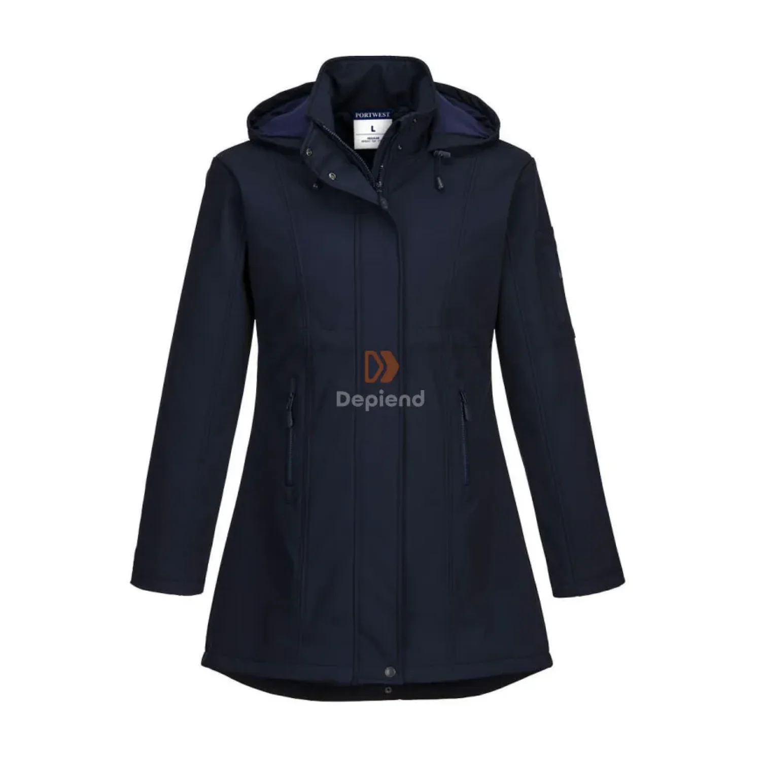 Portwest Carla Softshell kabát (3L) sötét tengerészkék