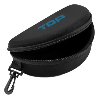 TOP OPTISHELL CASE tárolódoboz szemüvegekhez, fekete