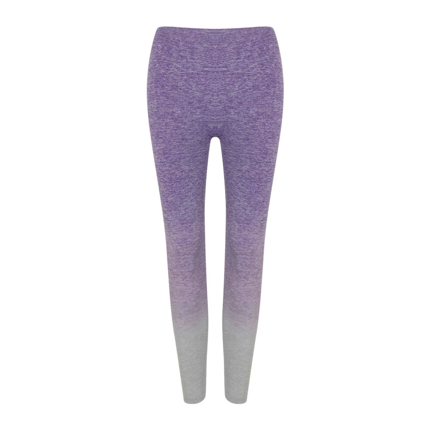 Tombo Női varrásmentes színátmenetes edzőnadrág Purple/Light Grey Marl