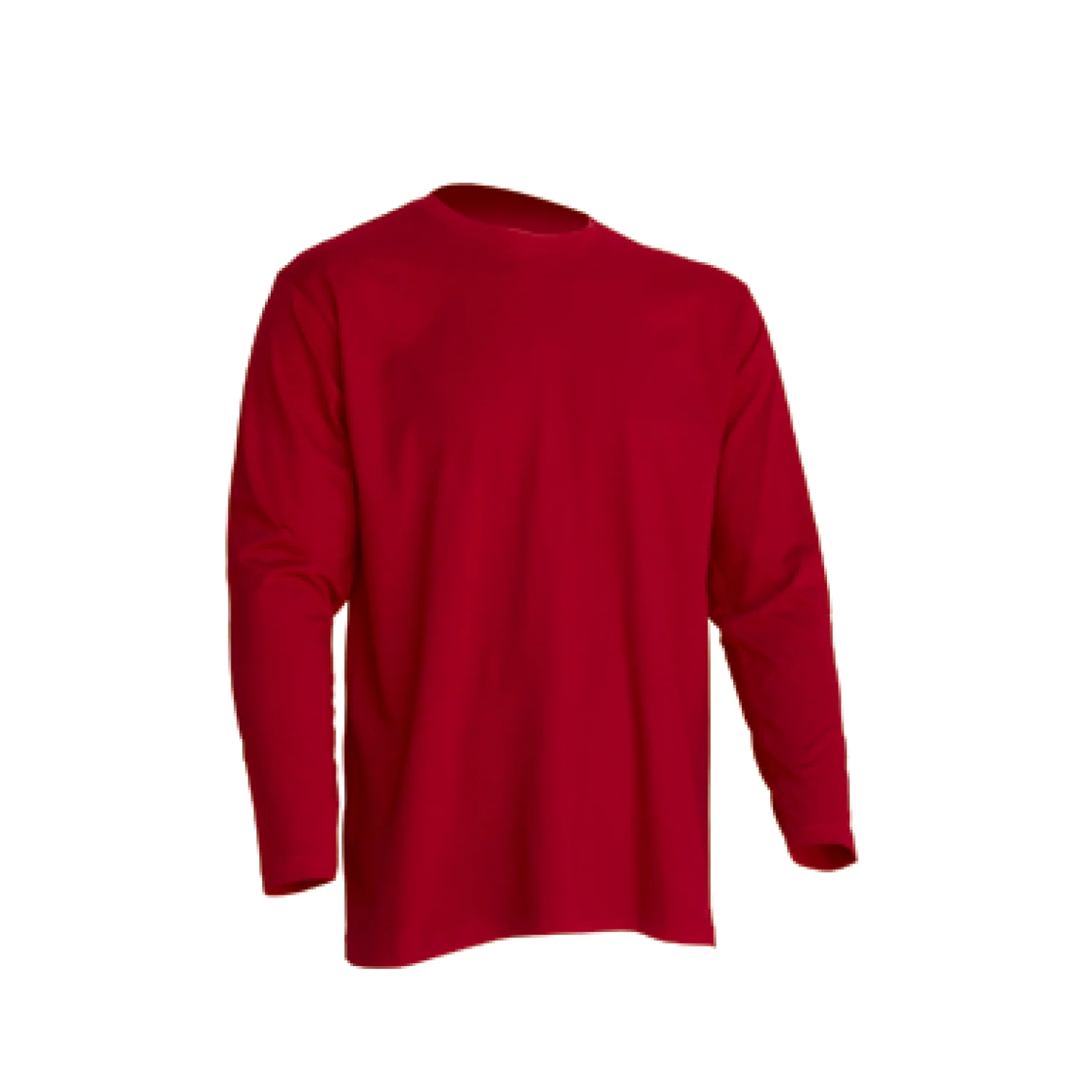 JHK Men's T-shirt long sleeves grey Red