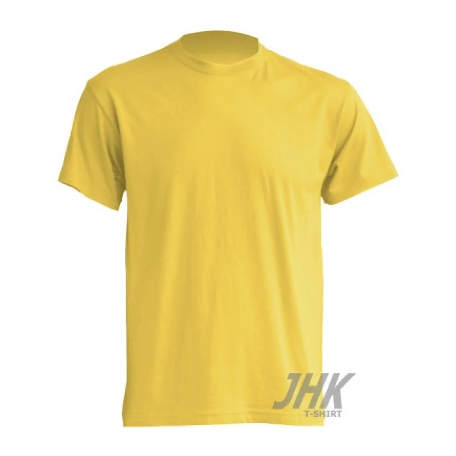JHK T-shirt short sleeve black Light yellow