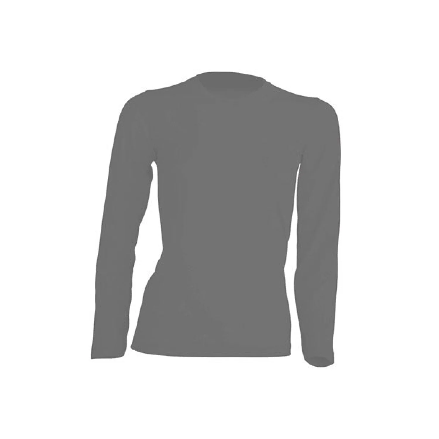 JHK Women's t-shirt long sleeves navy Grey