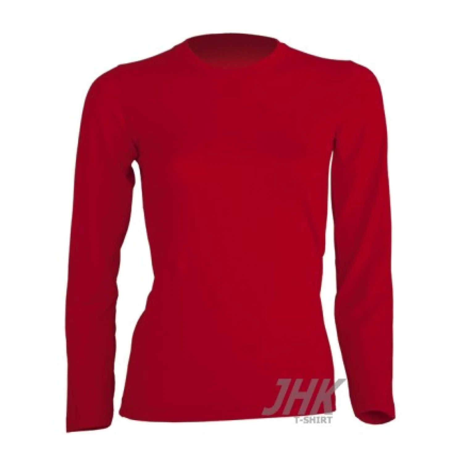 JHK Women's t-shirt long sleeves navy Red